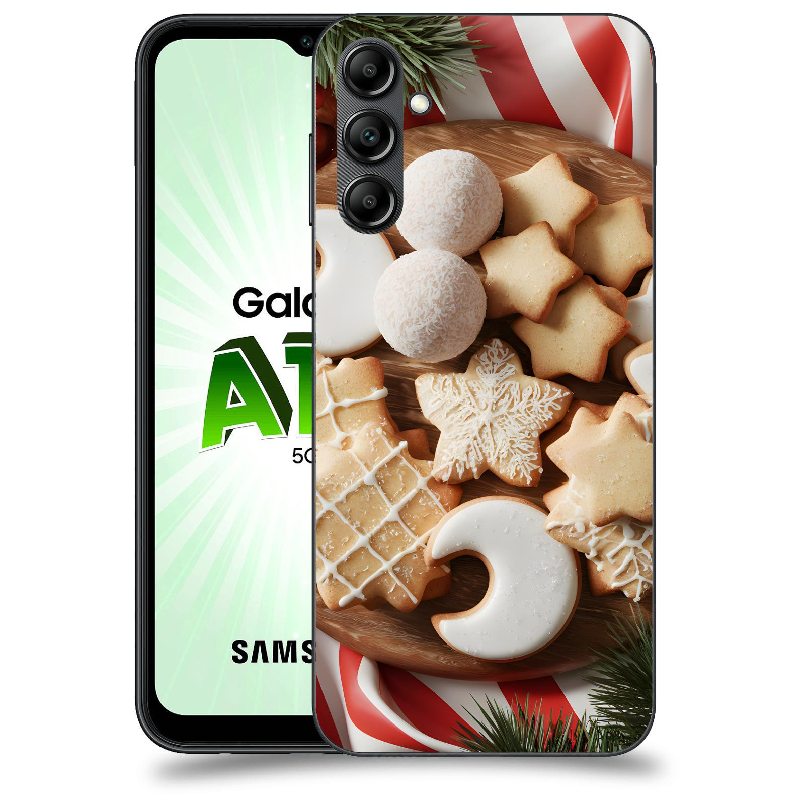 ACOVER Kryt na mobil Samsung Galaxy A14 5G - Vánoční cukroví 2