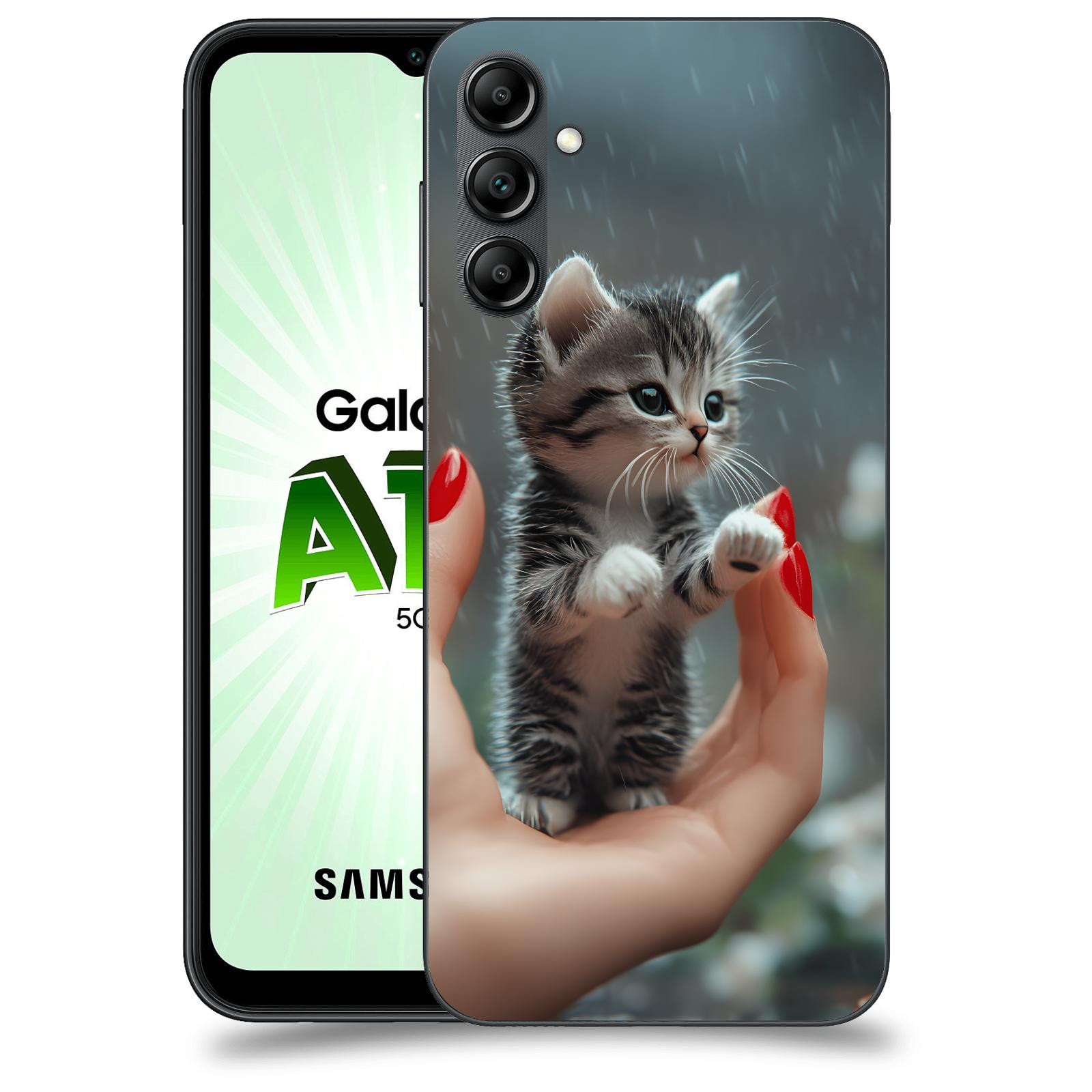 ACOVER Kryt na mobil Samsung Galaxy A14 5G - Koťátko