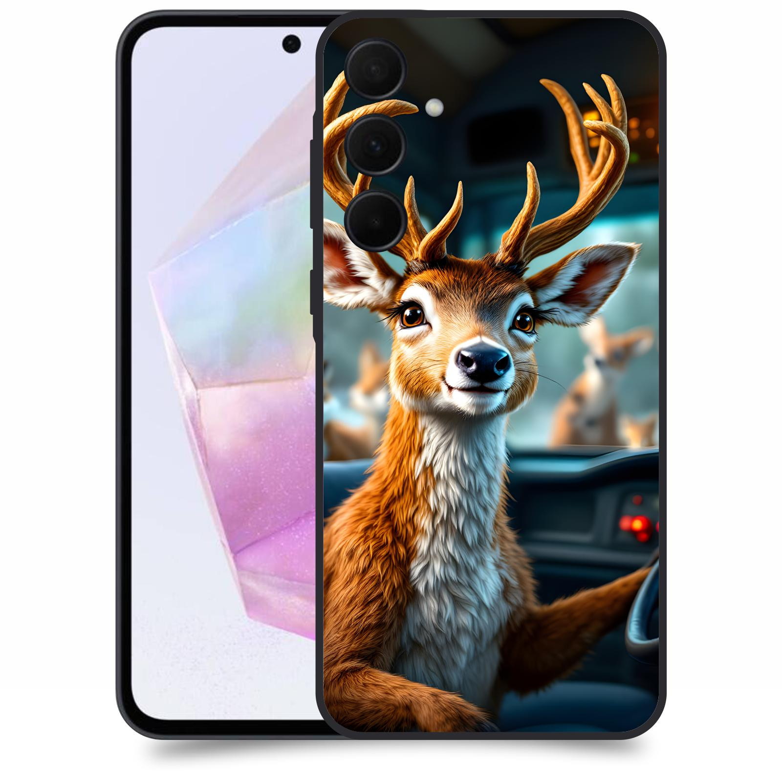 ACOVER Kryt na mobil Samsung Galaxy A35 5G - Jelen