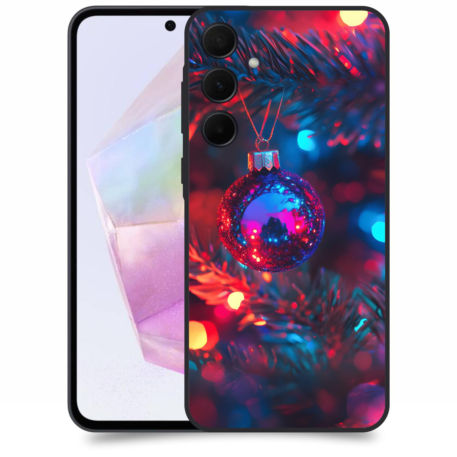 ACOVER Kryt na mobil Samsung Galaxy A35 5G - Vánoční ozdoba