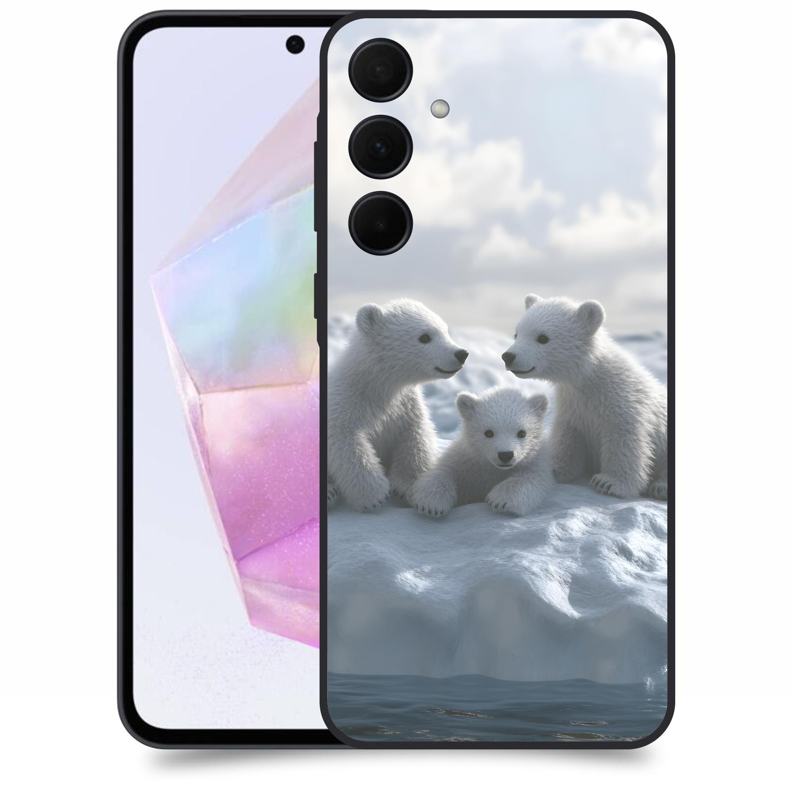 ACOVER Kryt na mobil Samsung Galaxy A35 5G - Medvíďata