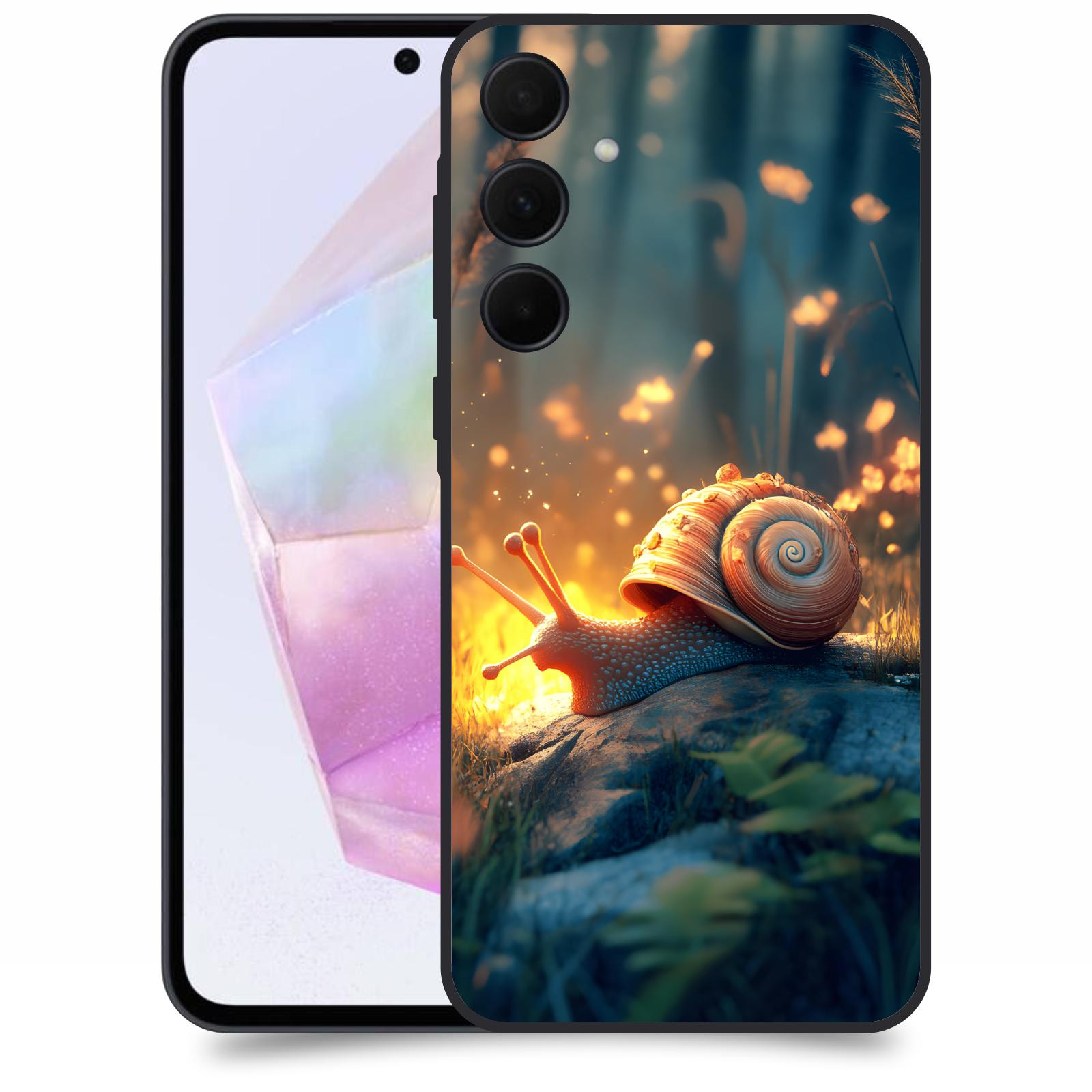 ACOVER Kryt na mobil Samsung Galaxy A35 5G - Šnek