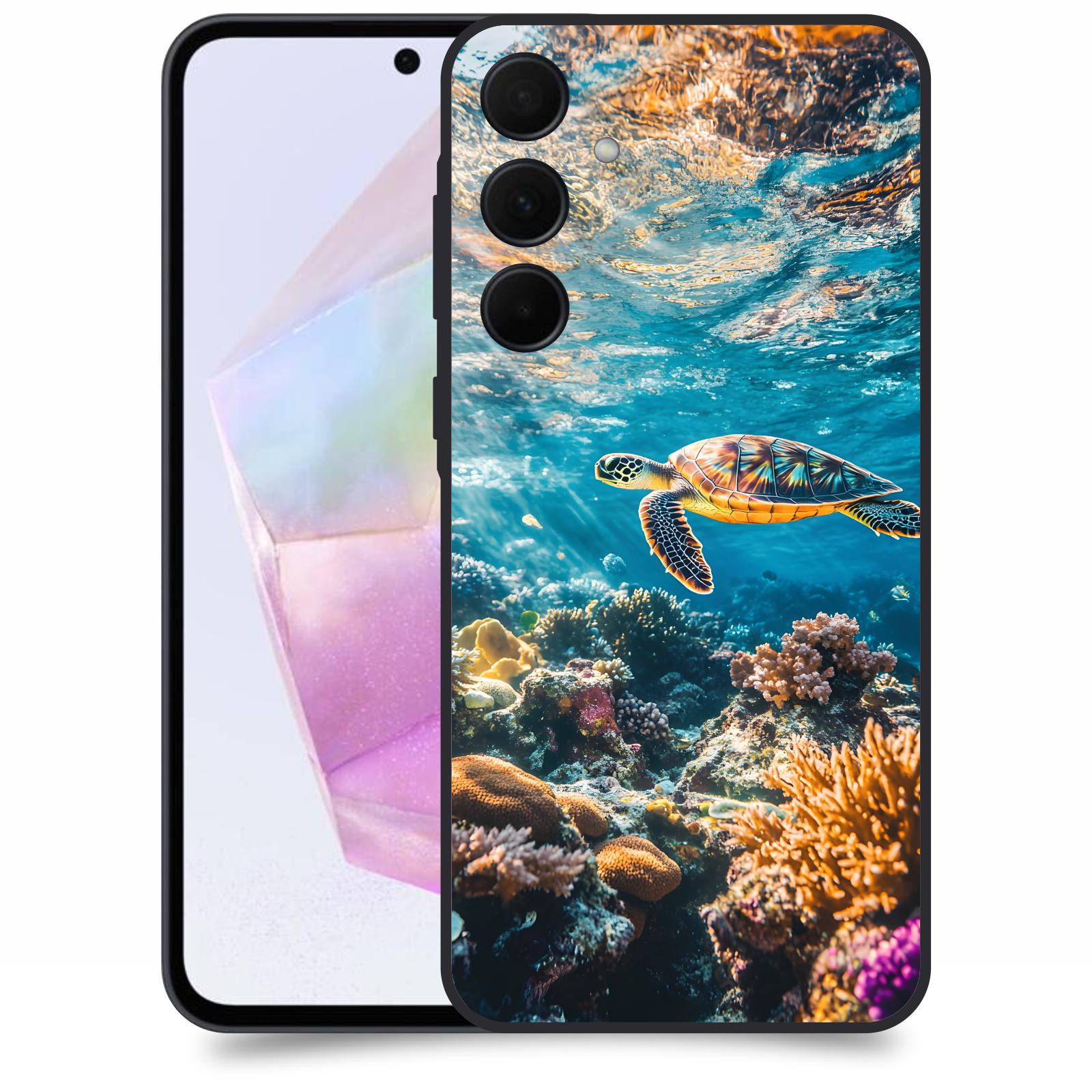 ACOVER Kryt na mobil Samsung Galaxy A35 5G - Želva
