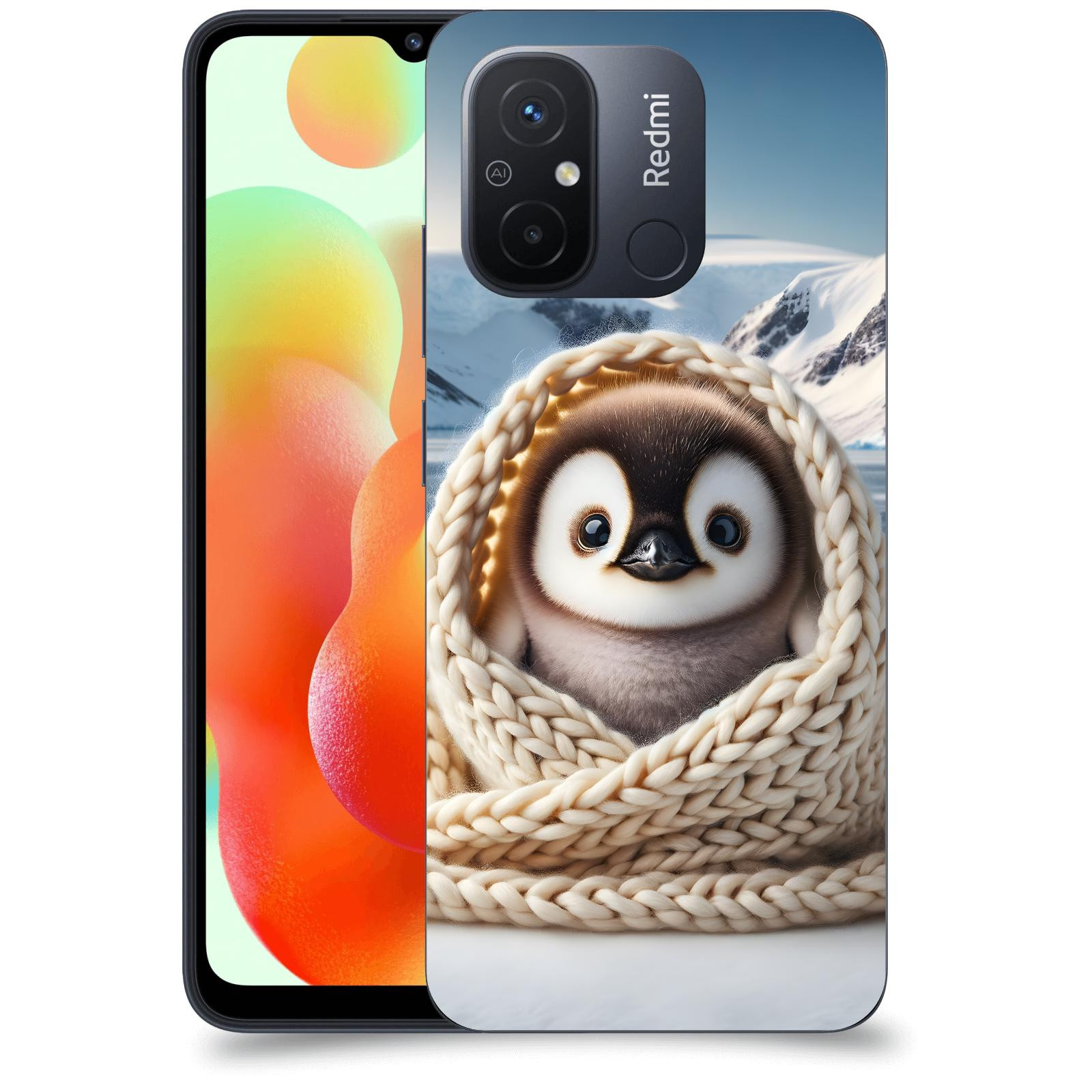 ACOVER Kryt na mobil Xiaomi Redmi 12C - Tučňák