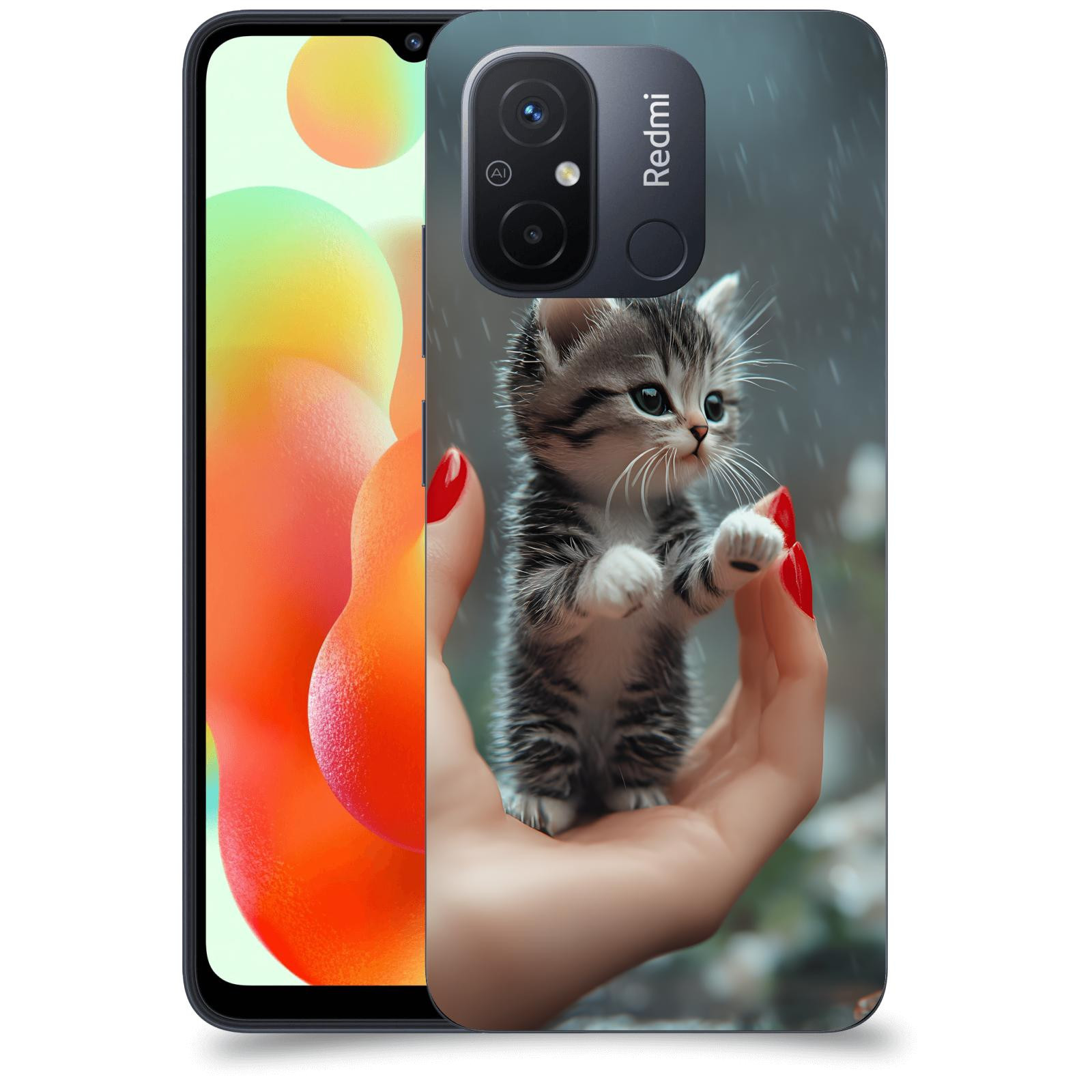 ACOVER Kryt na mobil Xiaomi Redmi 12C - Koťátko