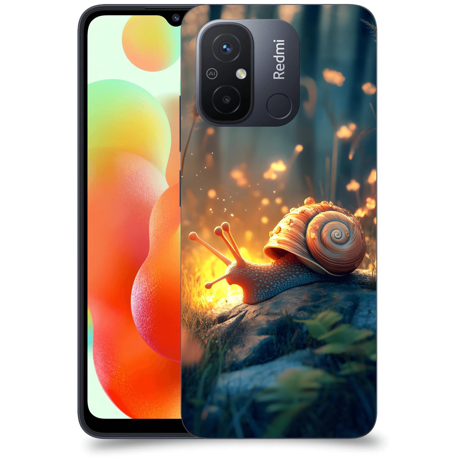 ACOVER Kryt na mobil Xiaomi Redmi 12C - Šnek