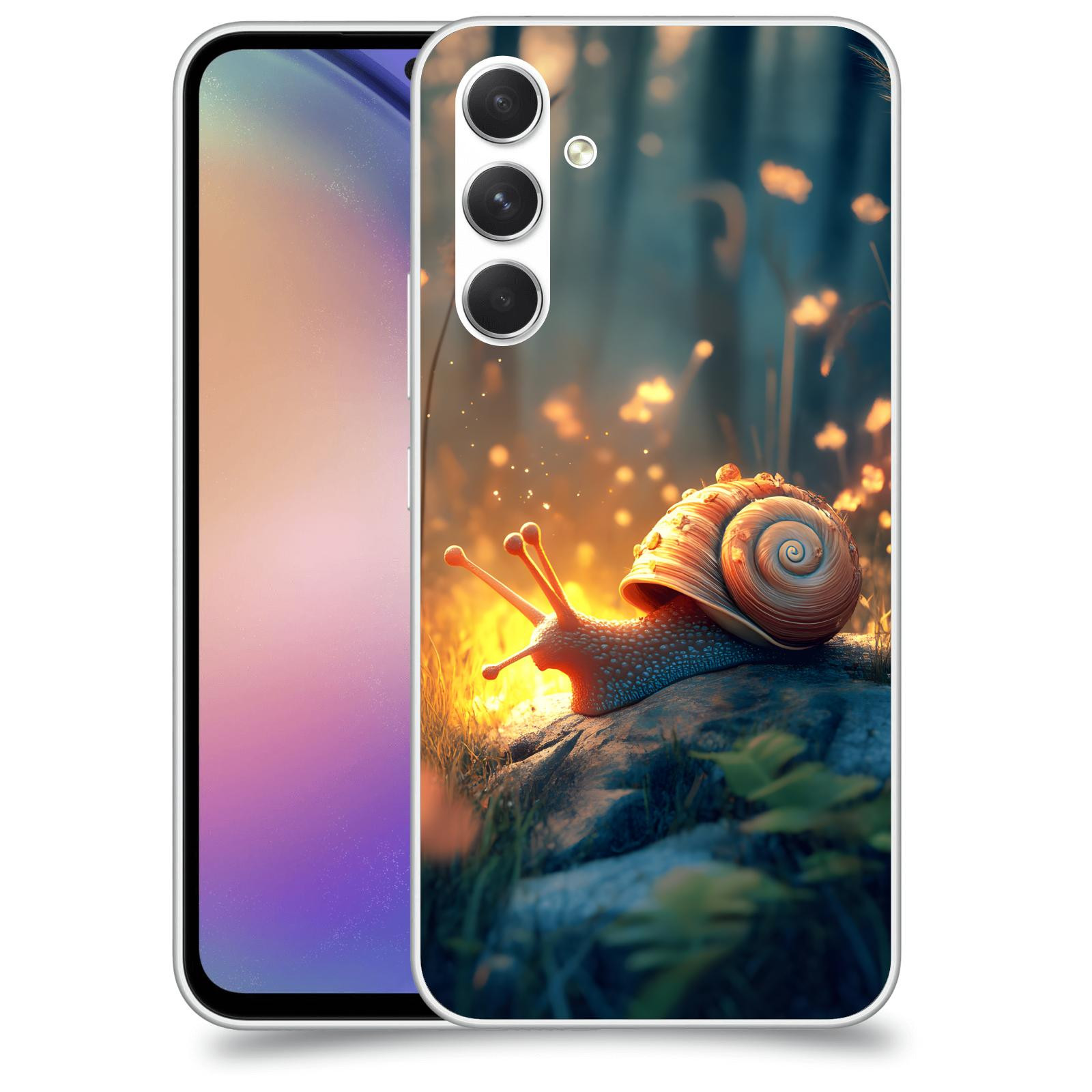 ACOVER Kryt na mobil Samsung Galaxy M54 5G - Šnek