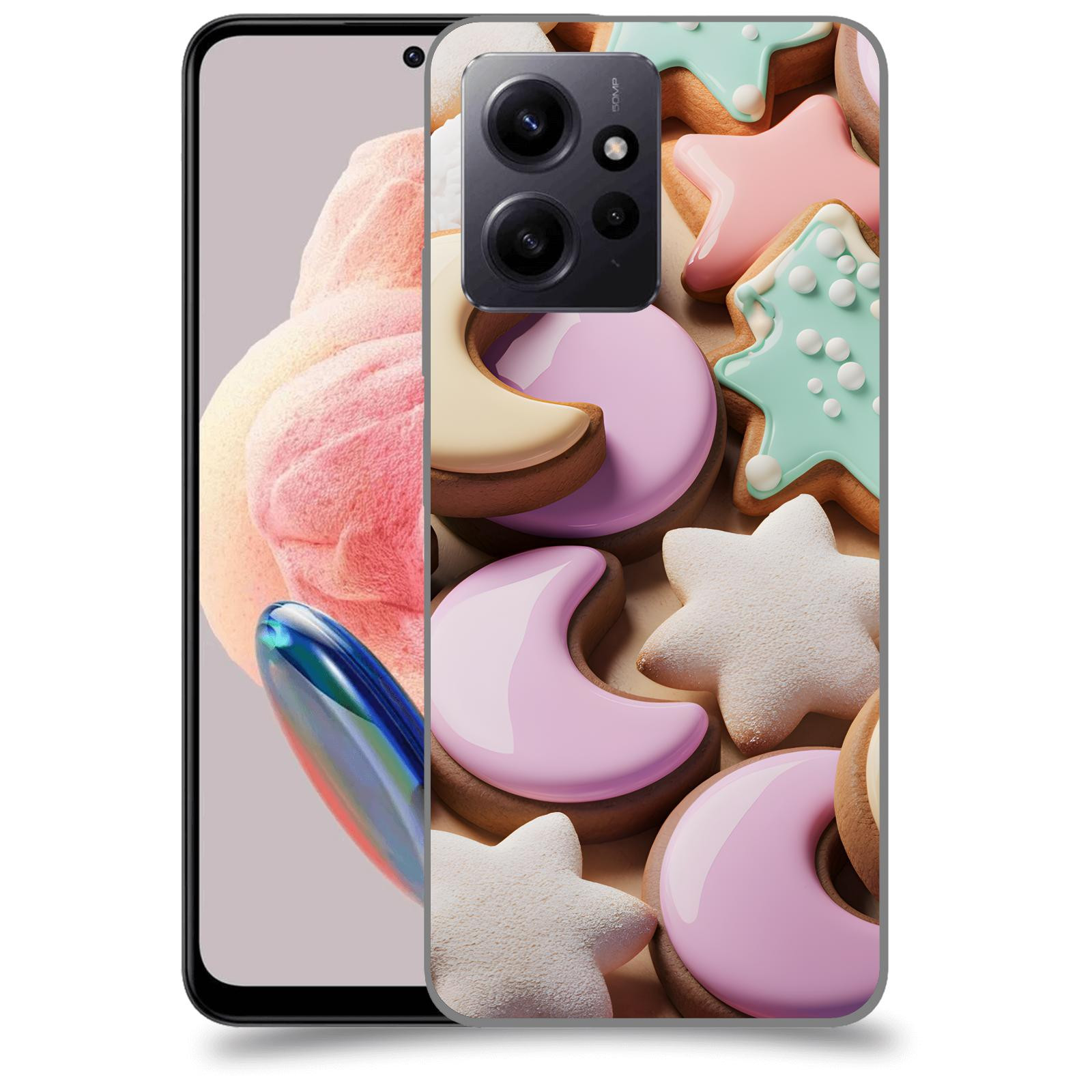 ACOVER Kryt na mobil Xiaomi Redmi Note 12 4G - Vánoční cukroví