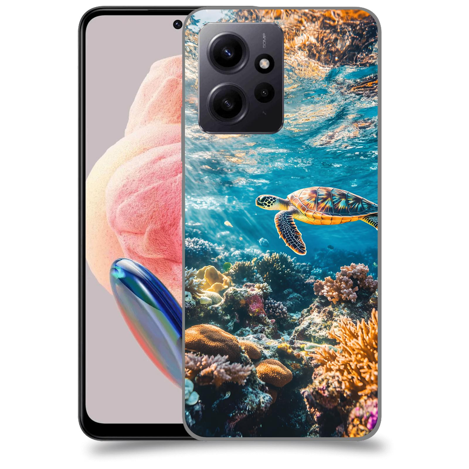 ACOVER Kryt na mobil Xiaomi Redmi Note 12 4G - Želva