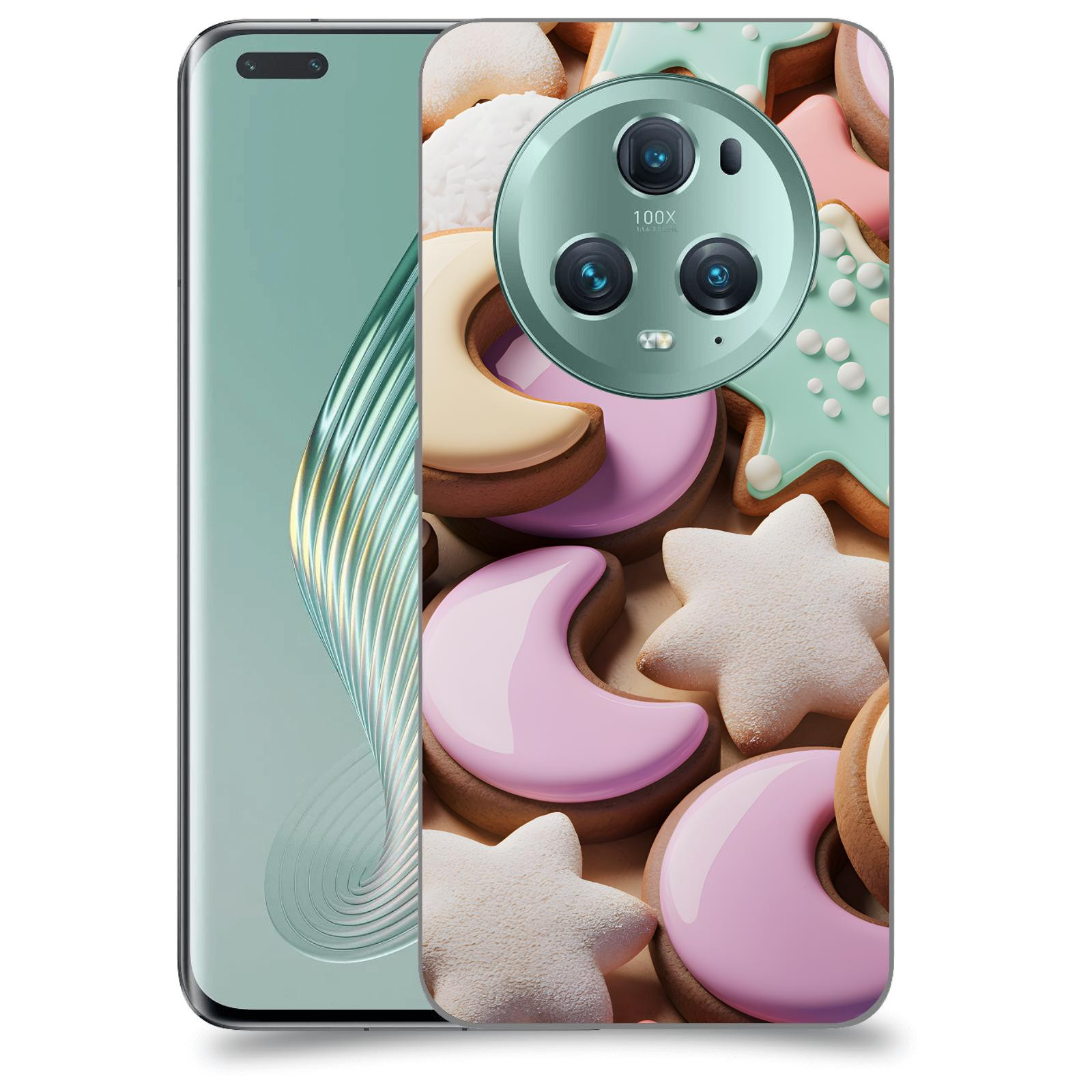 ACOVER Kryt na mobil Honor Magic5 Pro - Vánoční cukroví