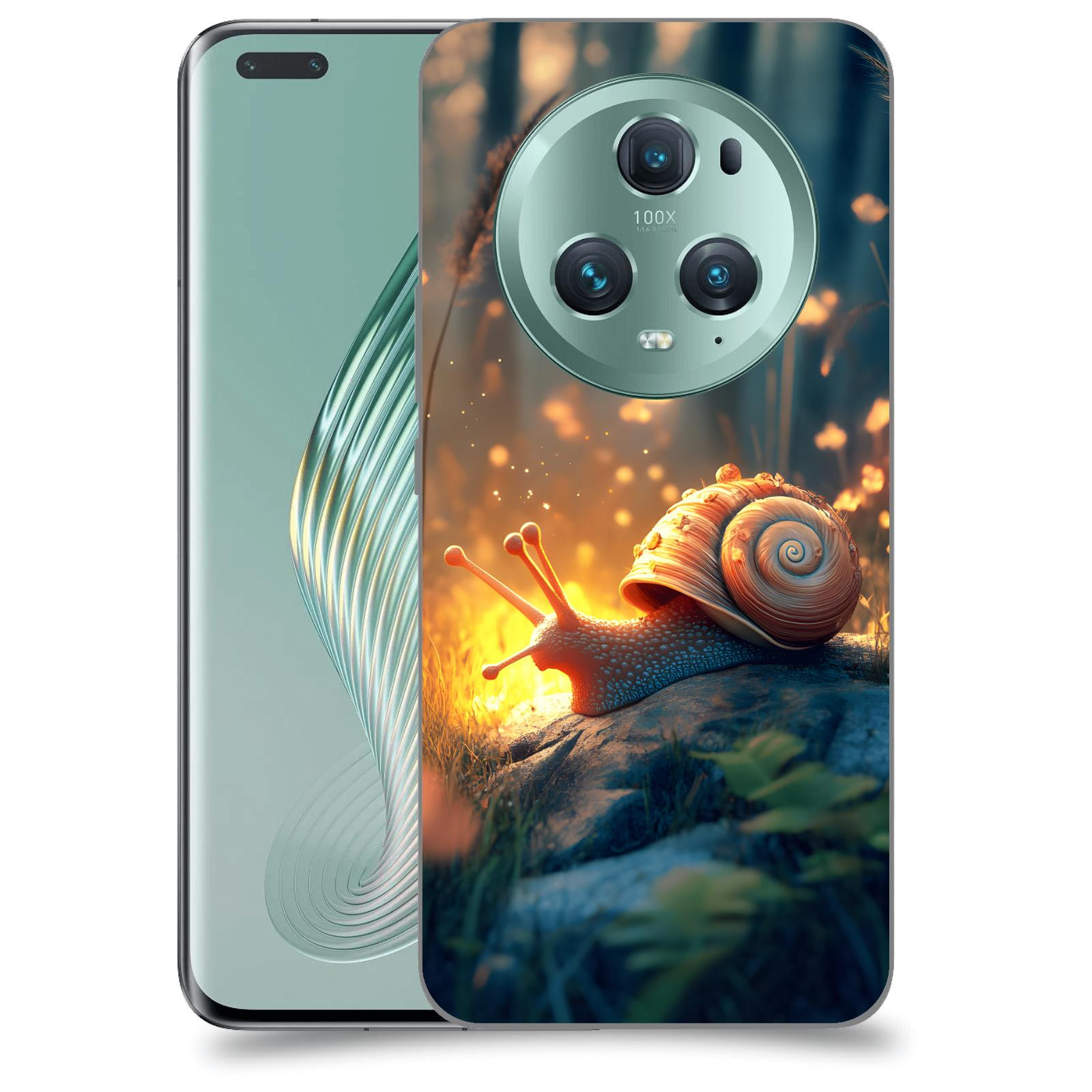 ACOVER Kryt na mobil Honor Magic5 Pro - Šnek