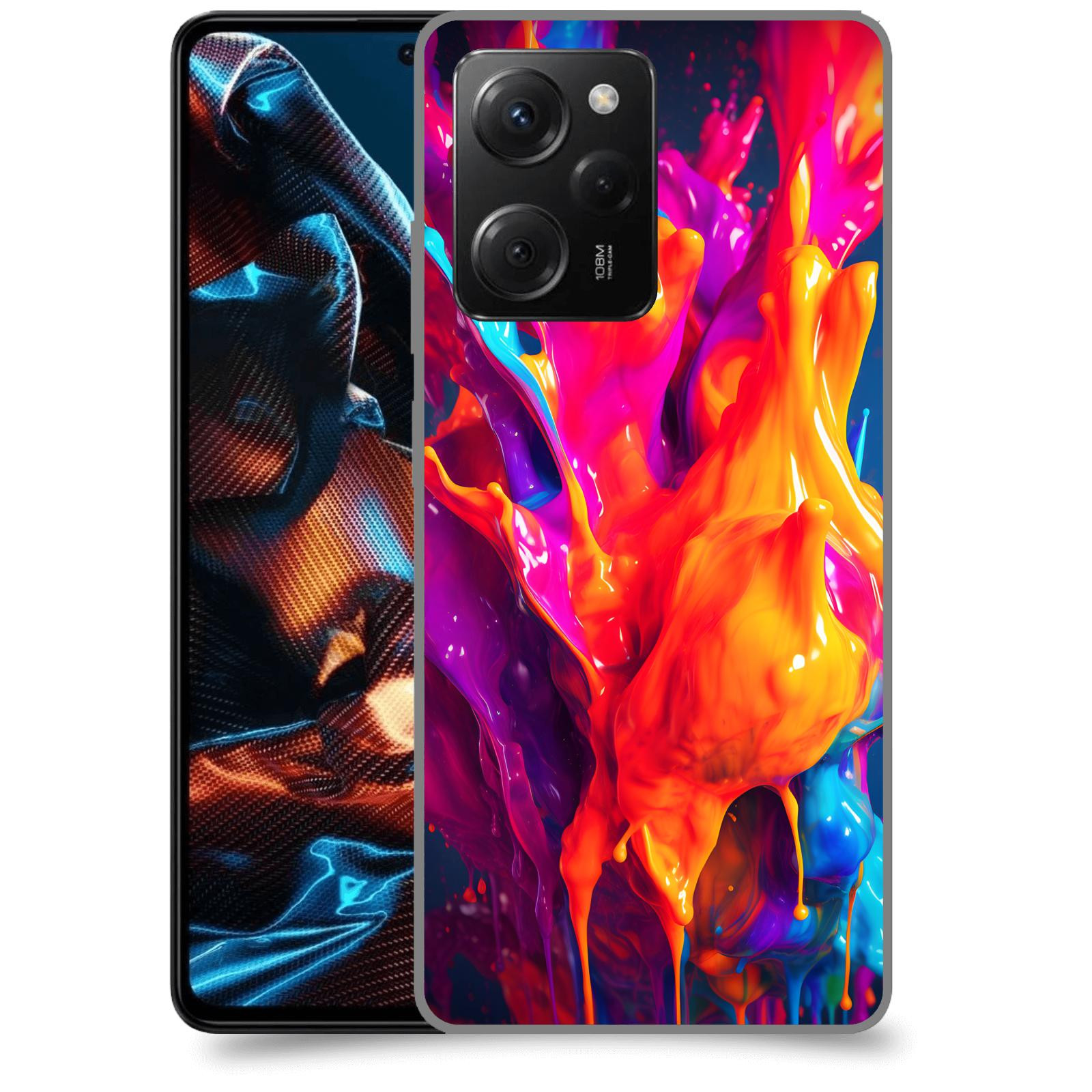ACOVER Kryt na mobil Xiaomi Poco X5 Pro - Beautiful Liquid I