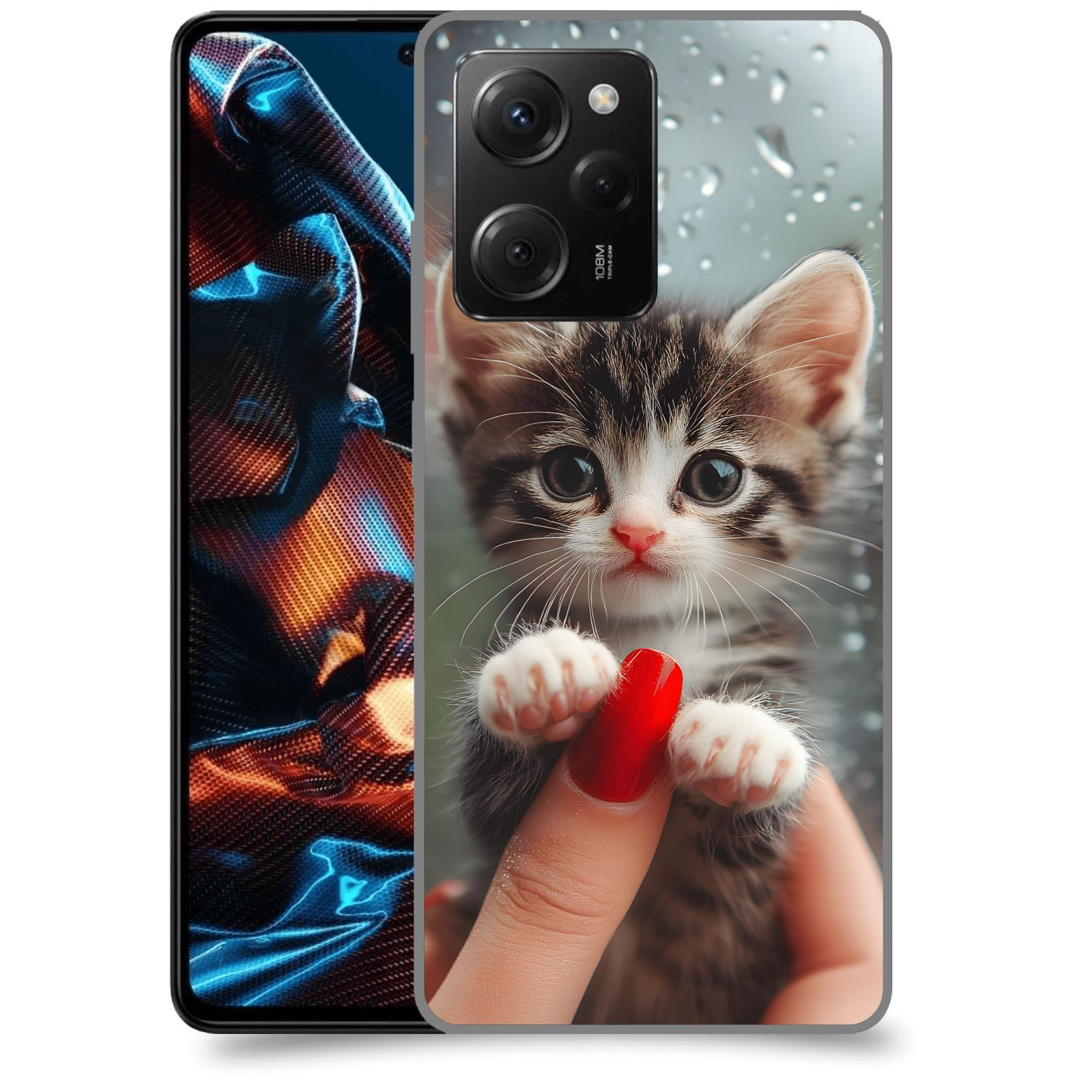 ACOVER Kryt na mobil Xiaomi Poco X5 Pro - Koťátko 2