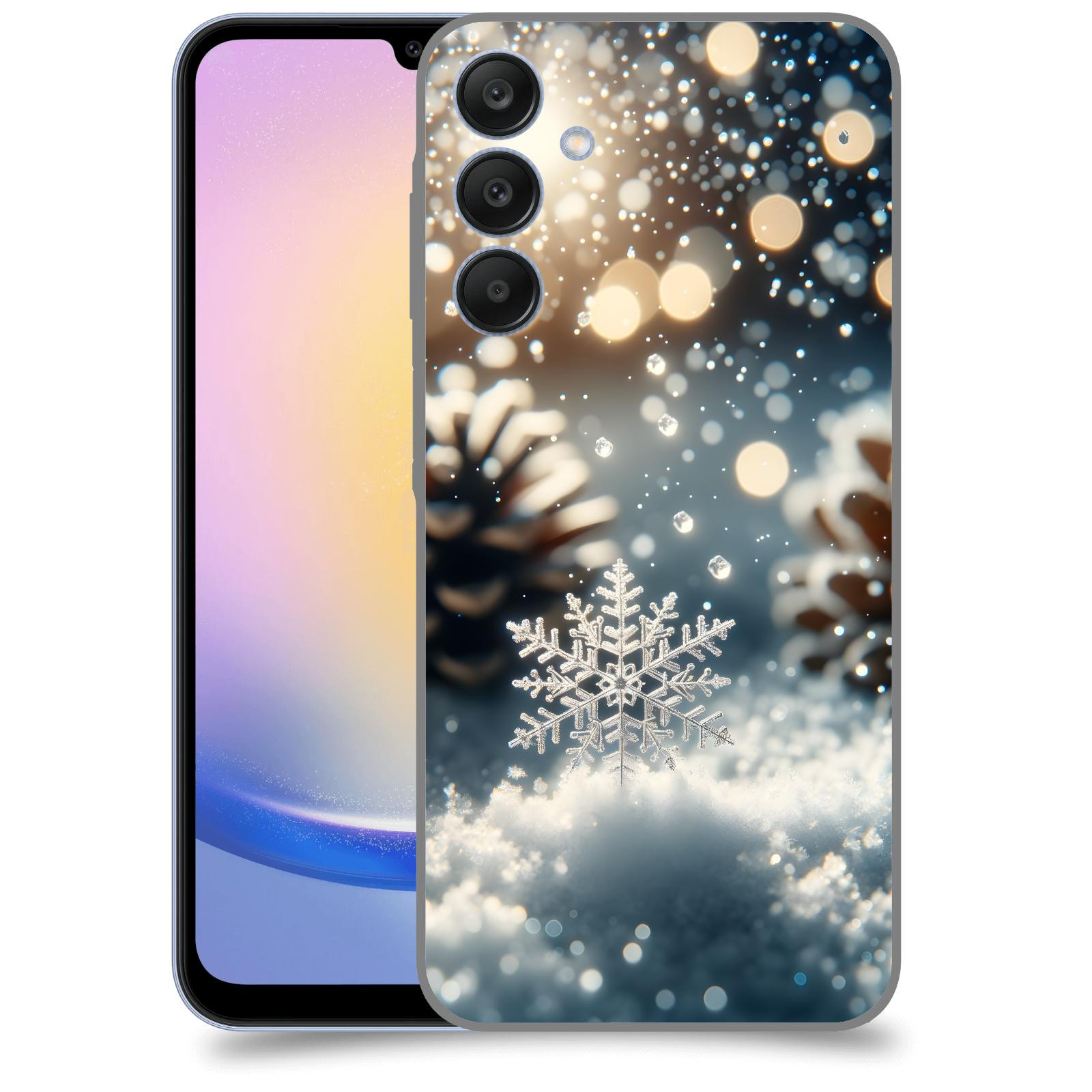 ACOVER Kryt na mobil Samsung Galaxy A25 5G - Vločka