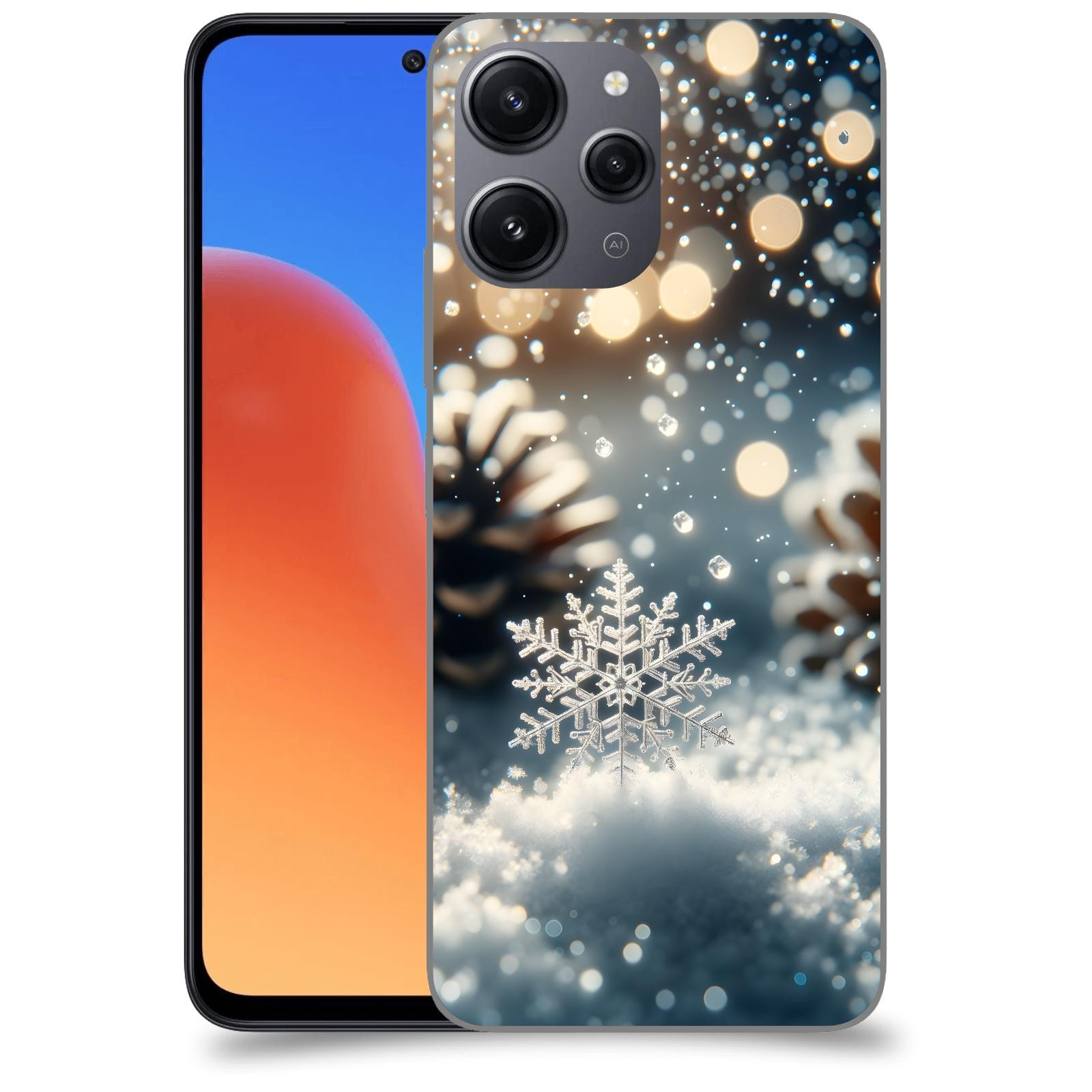 ACOVER Kryt na mobil Xiaomi Redmi 12 - Vločka