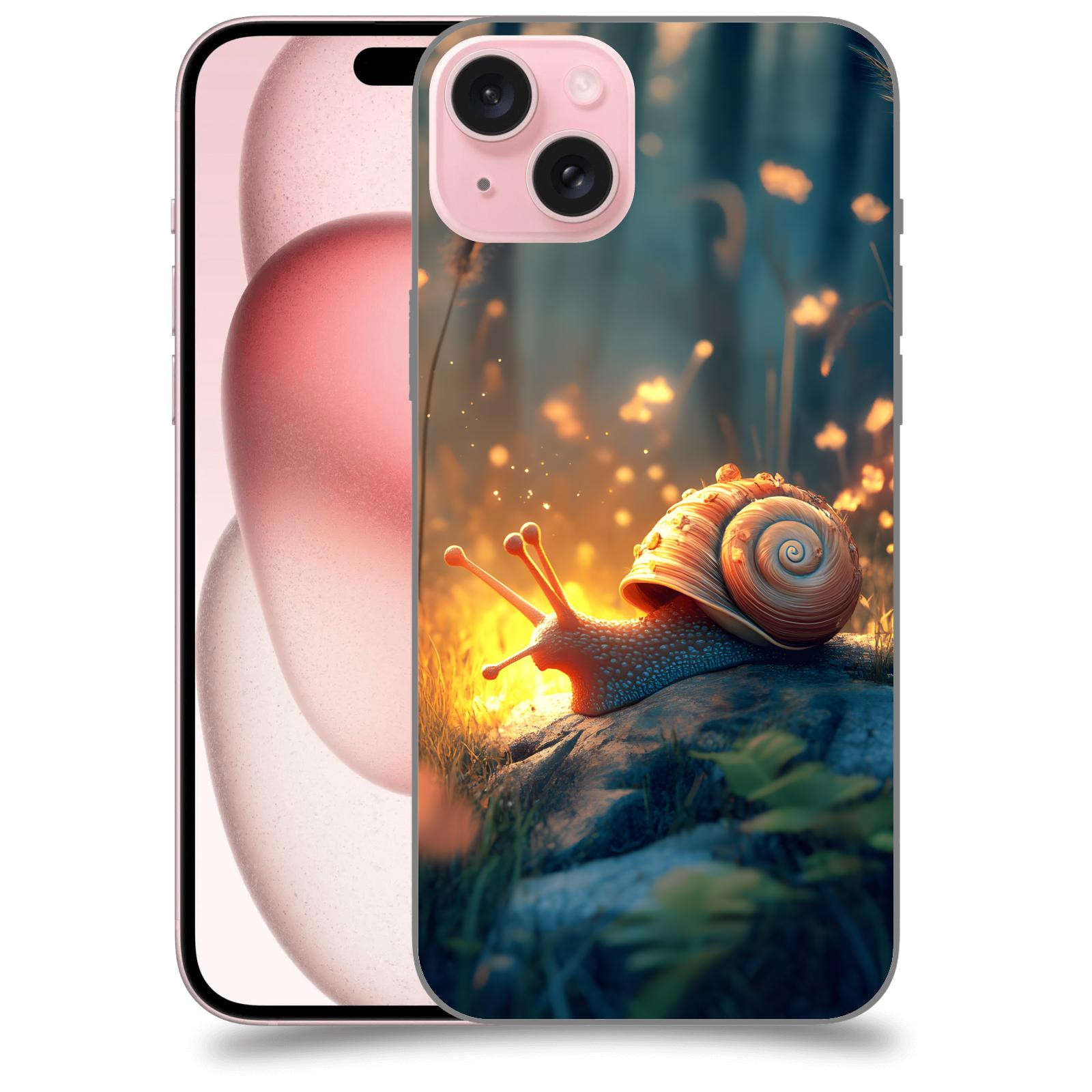 ACOVER Kryt na mobil Apple iPhone 15 plus - Šnek