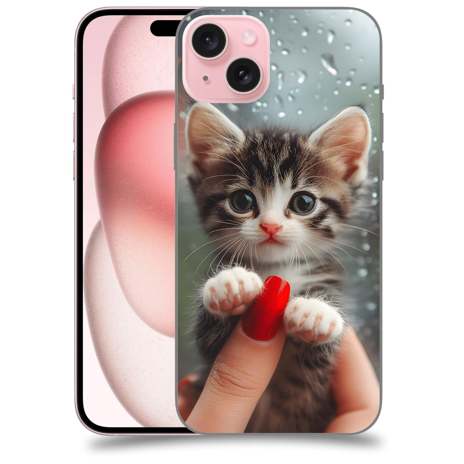 ACOVER Kryt na mobil Apple iPhone 15 plus - Koťátko 2