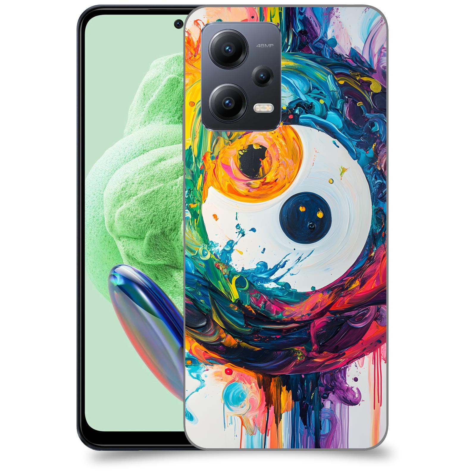 ACOVER Kryt na mobil Xiaomi Redmi Note 12 PRO 5G - Jin Jang