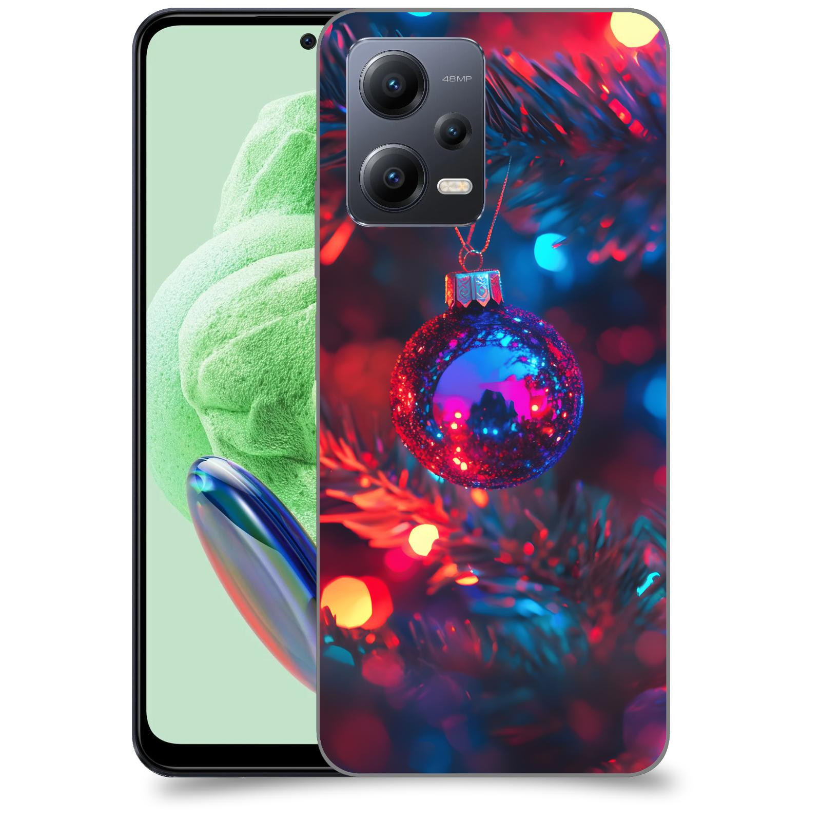 ACOVER Kryt na mobil Xiaomi Redmi Note 12 PRO 5G - Vánoční ozdoba