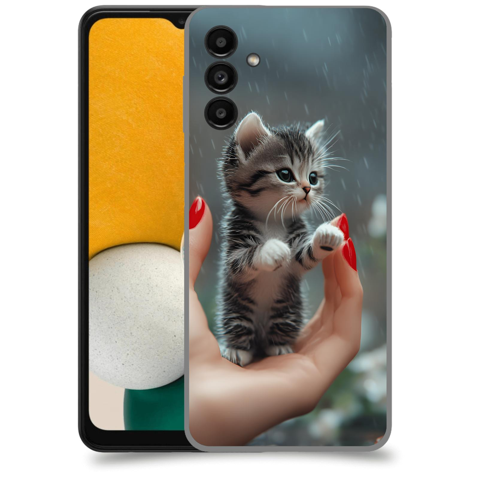 ACOVER Kryt na mobil Samsung Galaxy A13 5G A136B - Koťátko