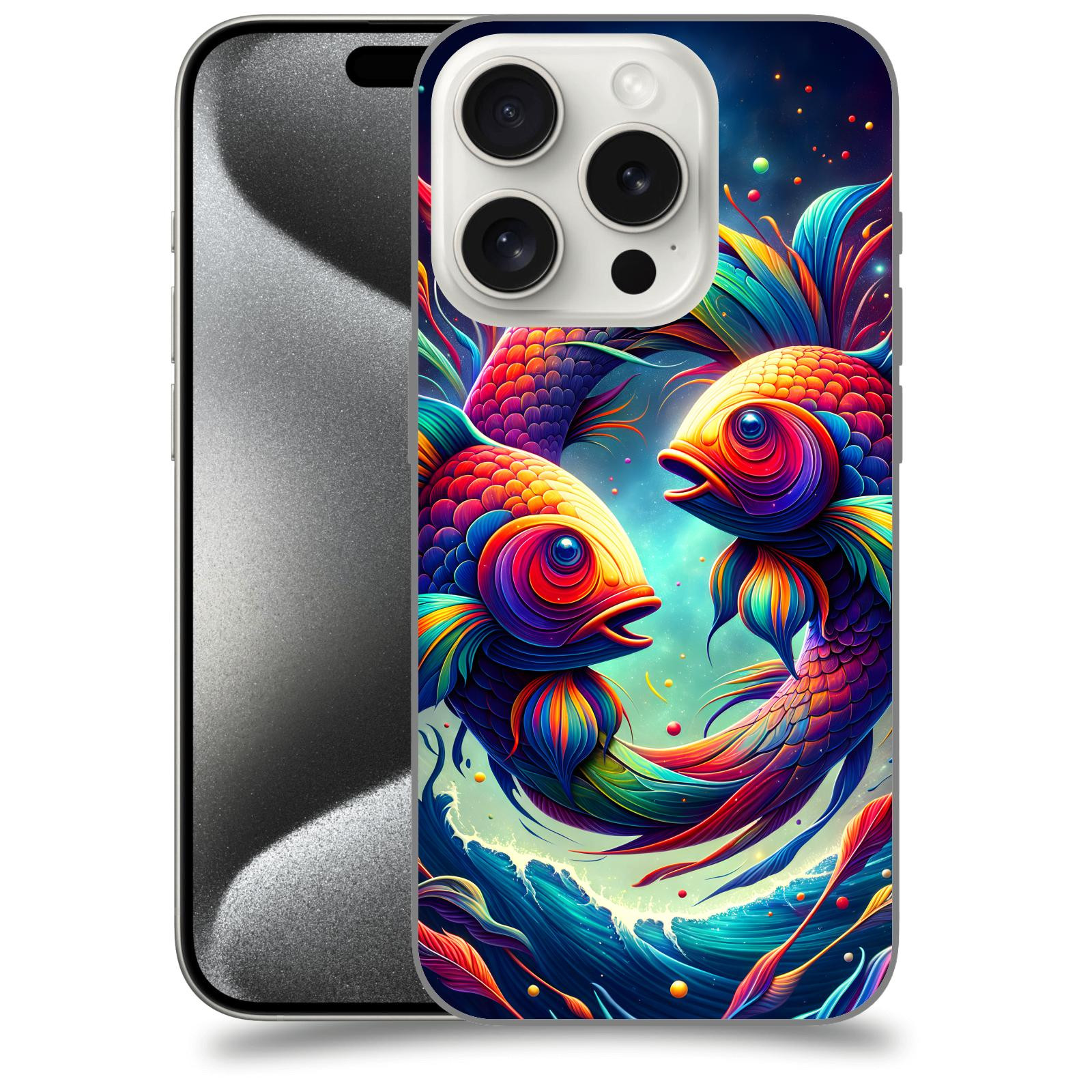 ACOVER Kryt na mobil Apple iPhone 15 pro - Ryby