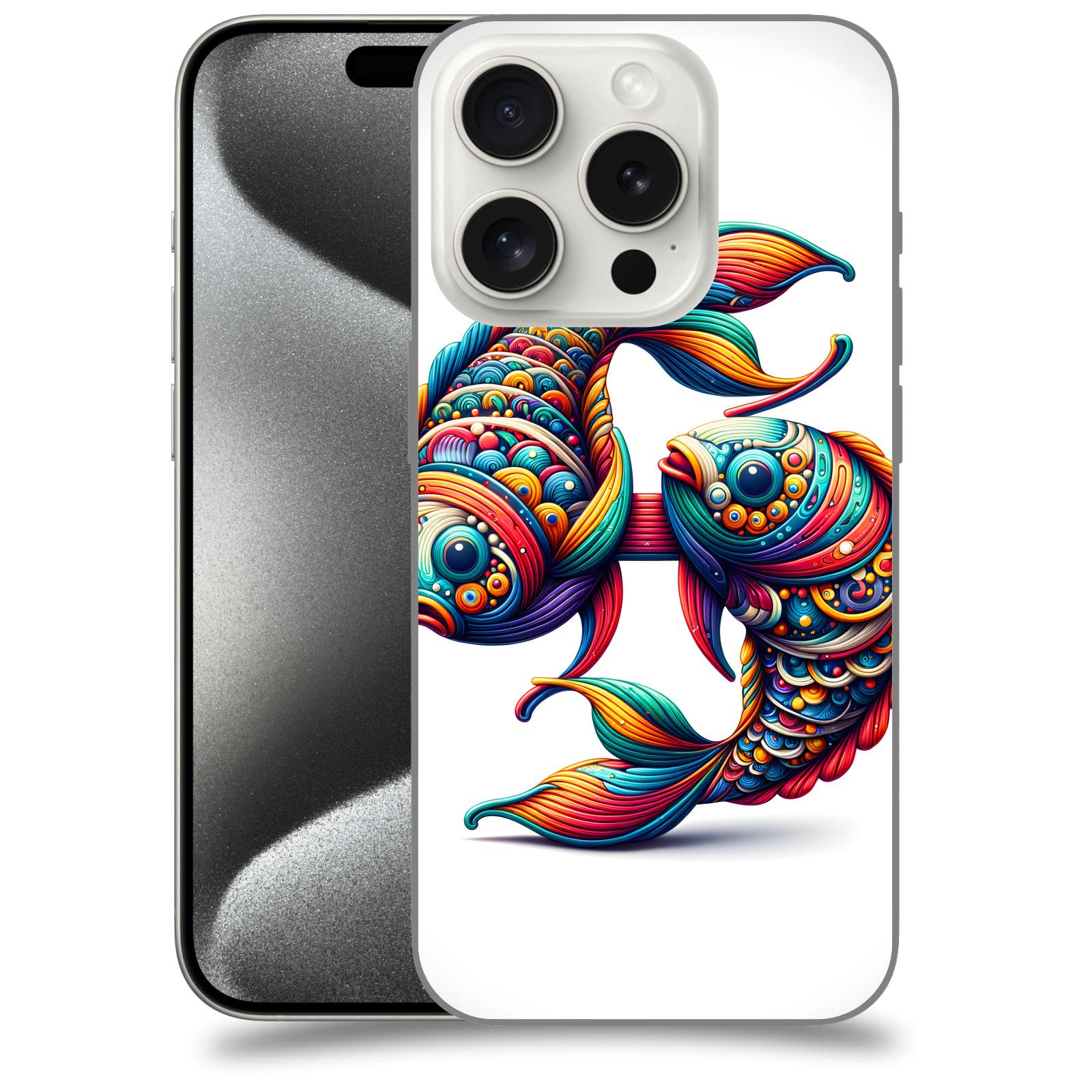 ACOVER Kryt na mobil Apple iPhone 15 pro - Ryby 2