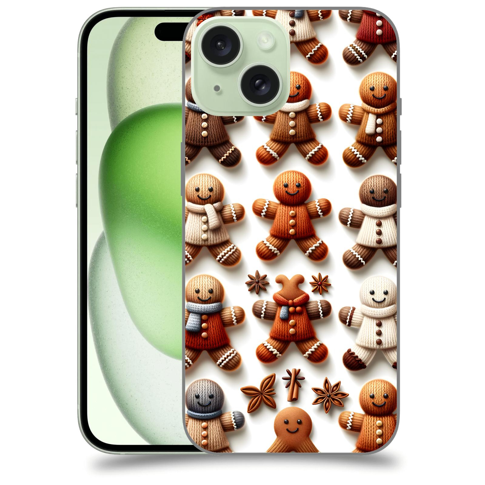 ACOVER Kryt na mobil Apple iPhone 15 - Perníčky 2