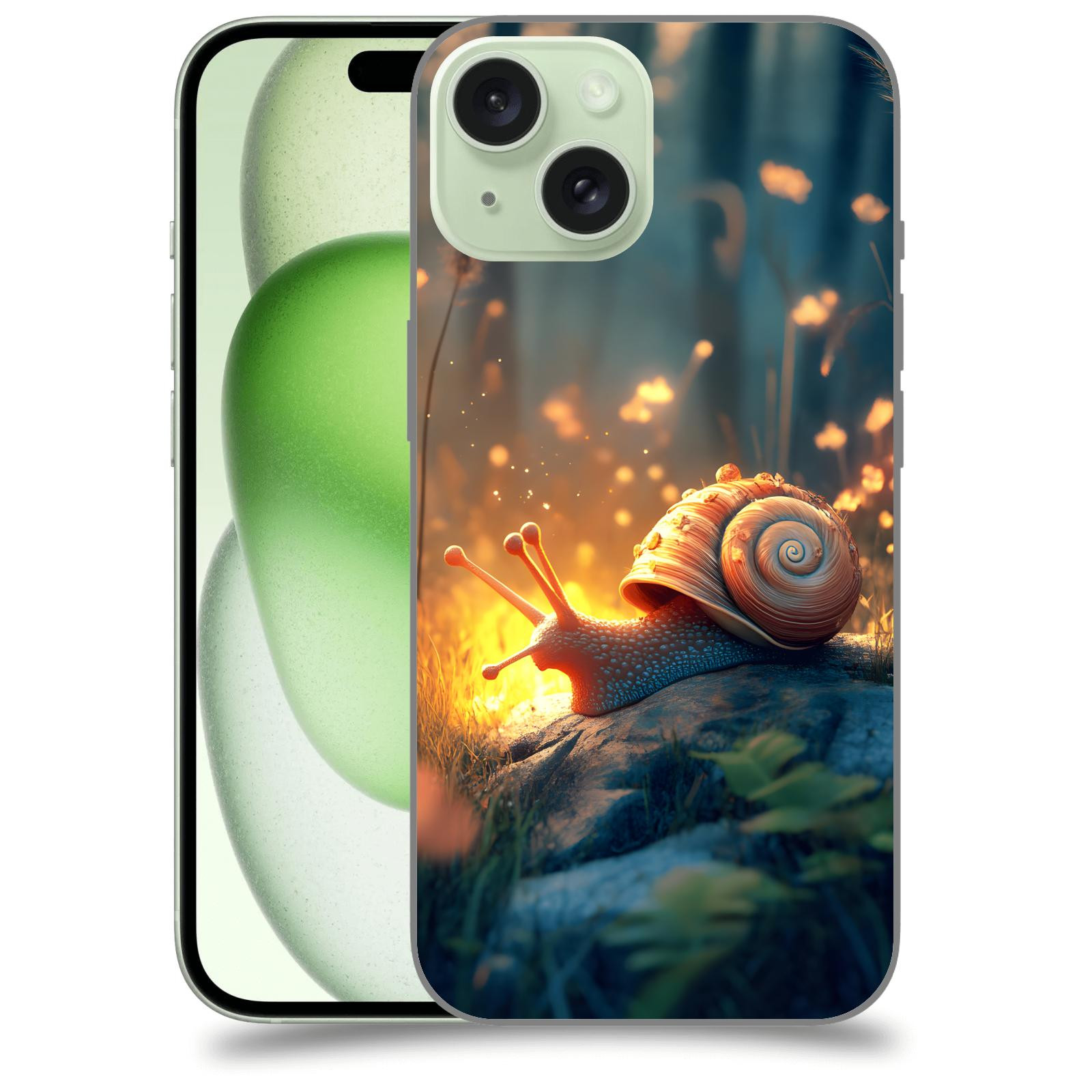 ACOVER Kryt na mobil Apple iPhone 15 - Šnek