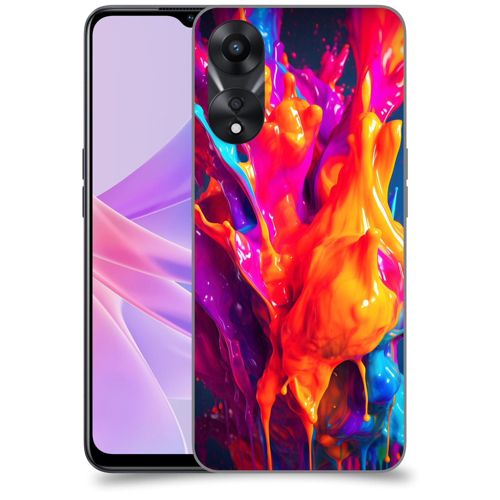 ACOVER Kryt na mobil OPPO A78 5G - Beautiful Liquid I