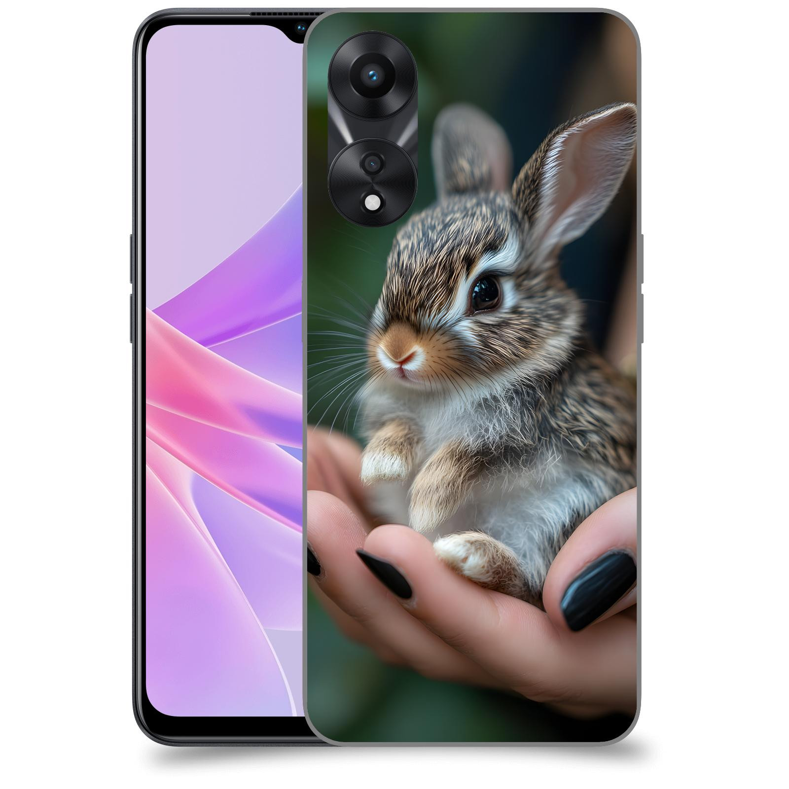 ACOVER Kryt na mobil OPPO A78 5G - Králíček
