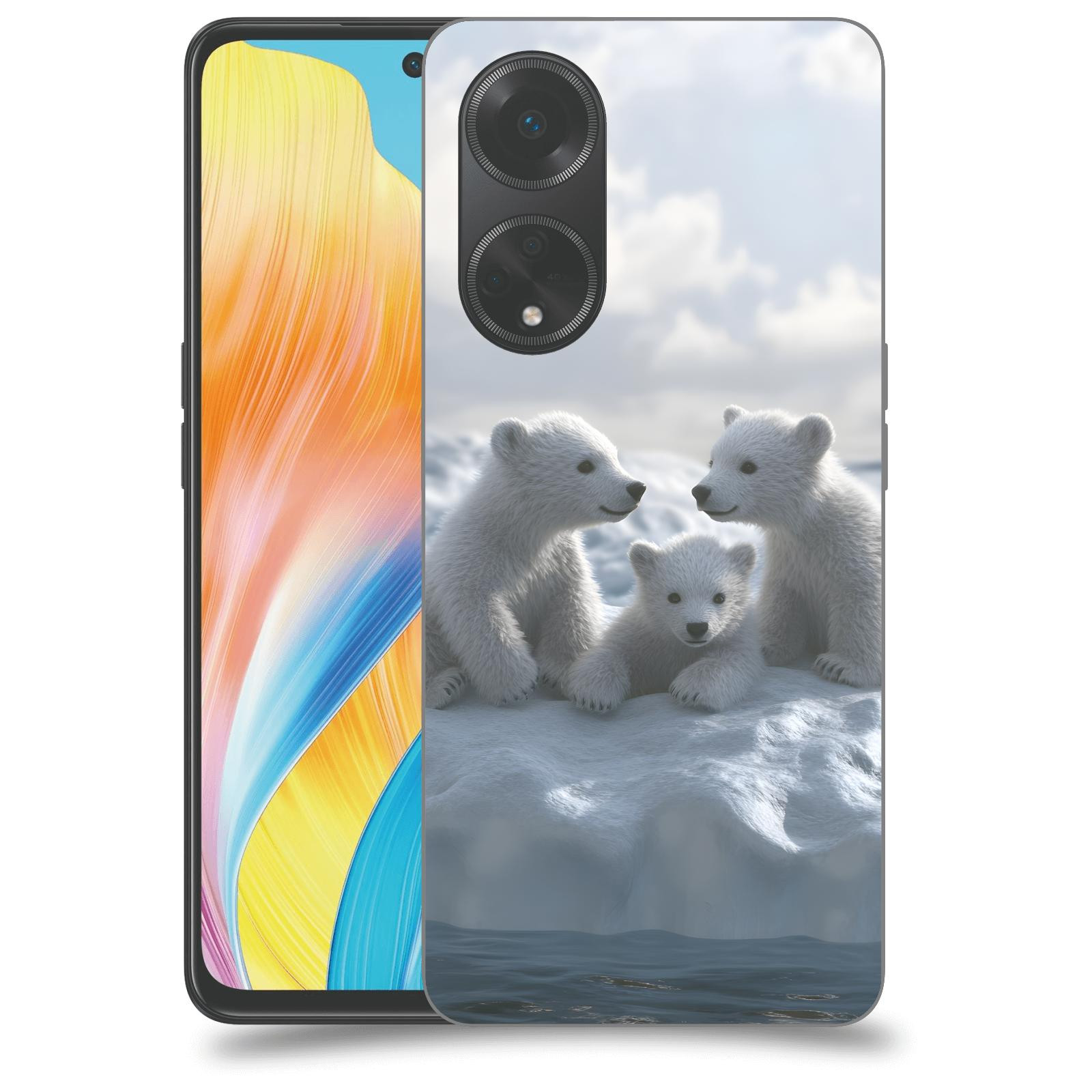 ACOVER Kryt na mobil OPPO A98 5G - Medvíďata