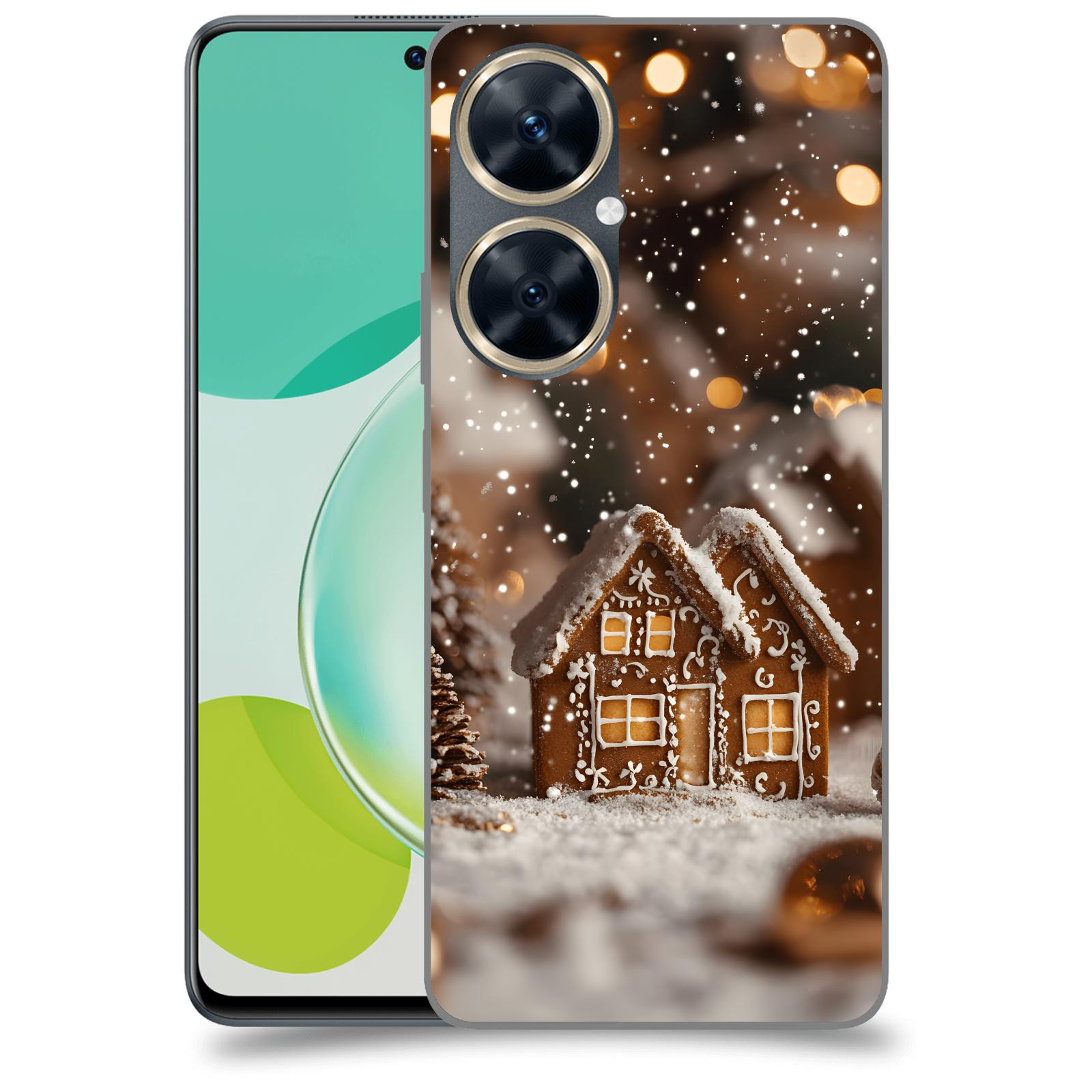 ACOVER Kryt na mobil HUAWEI Nova 11 - Perníková chaloupka