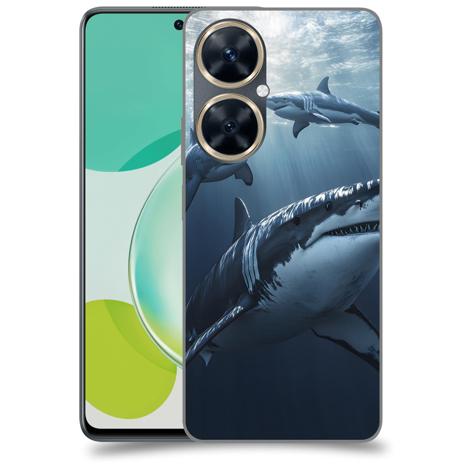 ACOVER Kryt na mobil HUAWEI Nova 11 - Žraloci