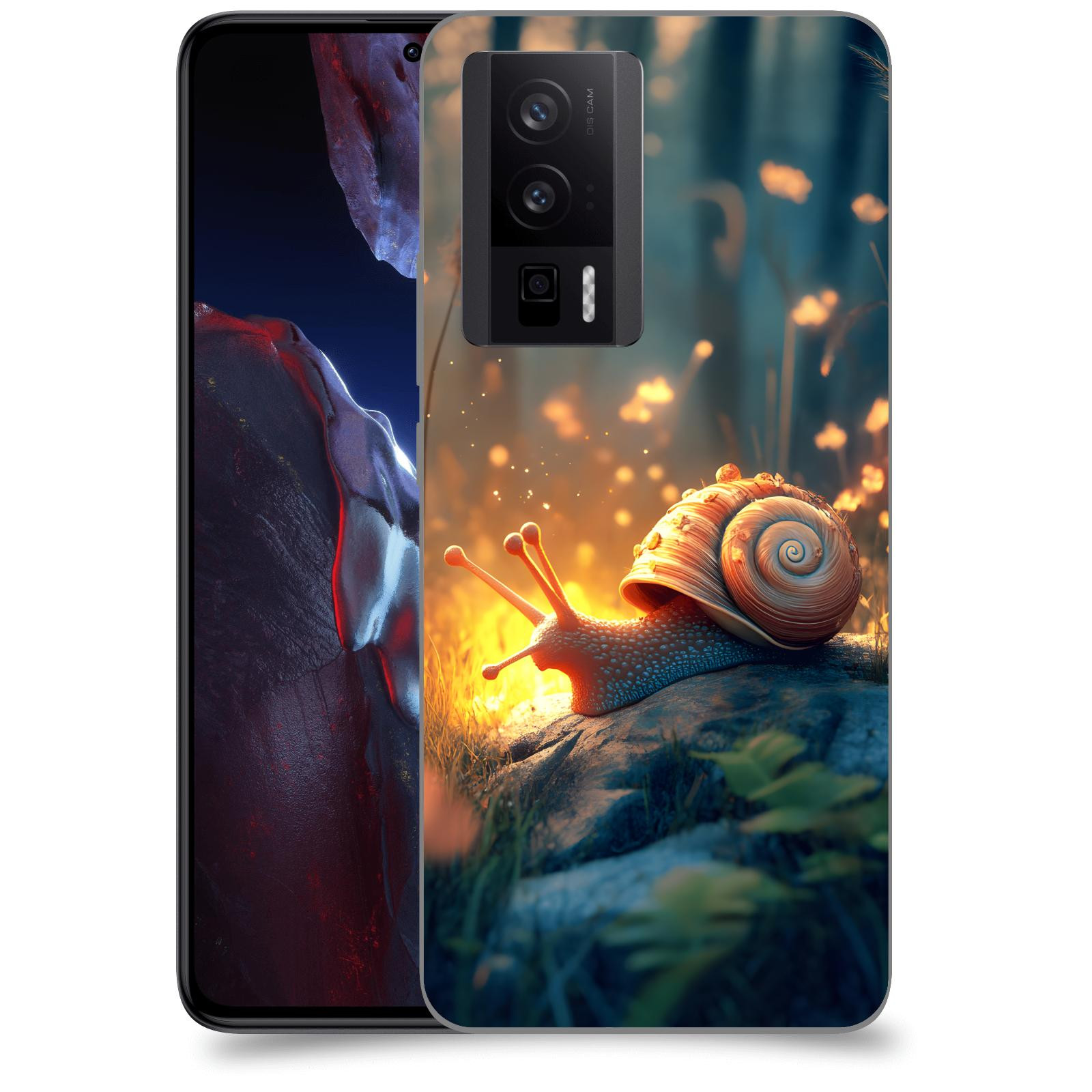 ACOVER Kryt na mobil Xiaomi Poco F5 Pro 5G - Šnek