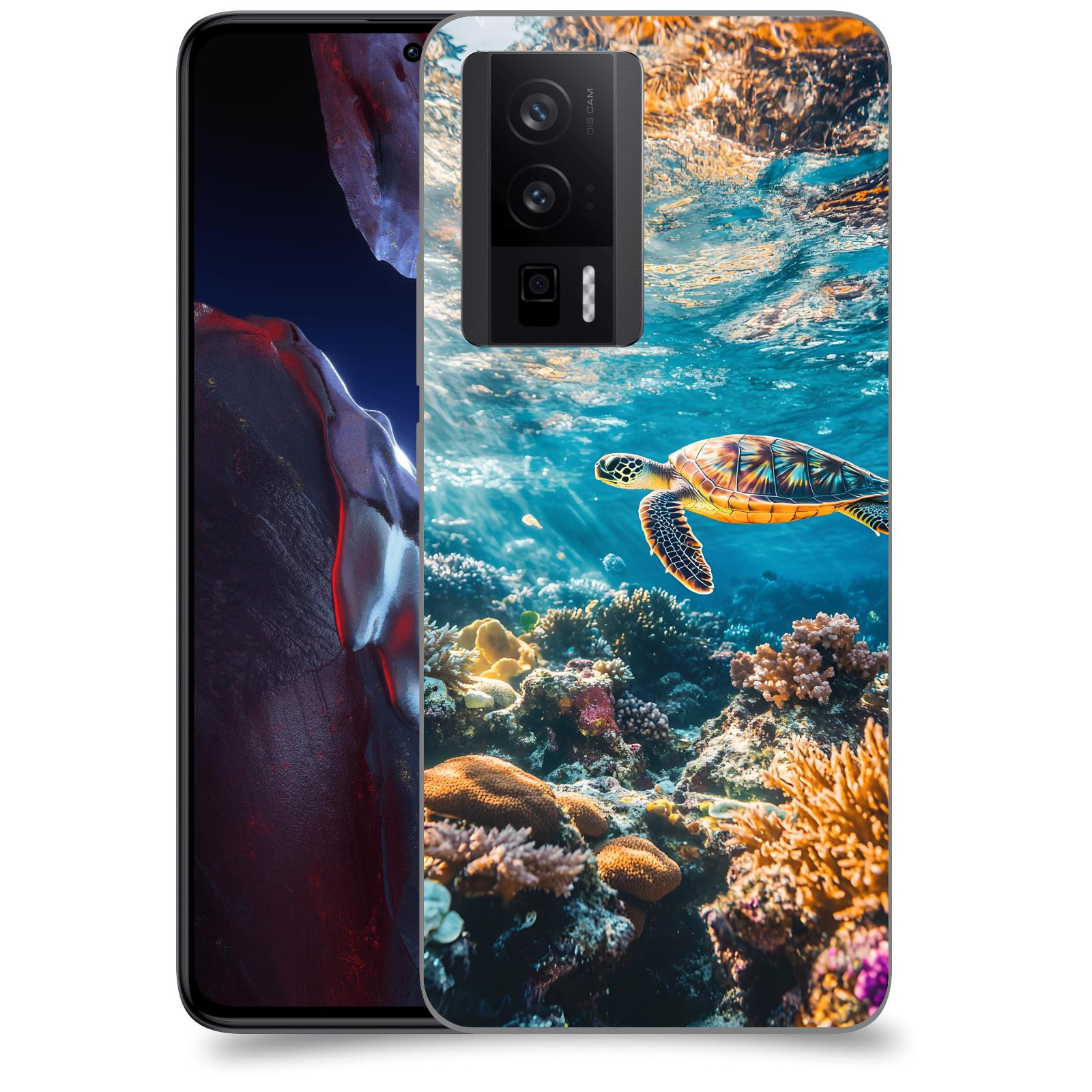ACOVER Kryt na mobil Xiaomi Poco F5 Pro 5G - Želva