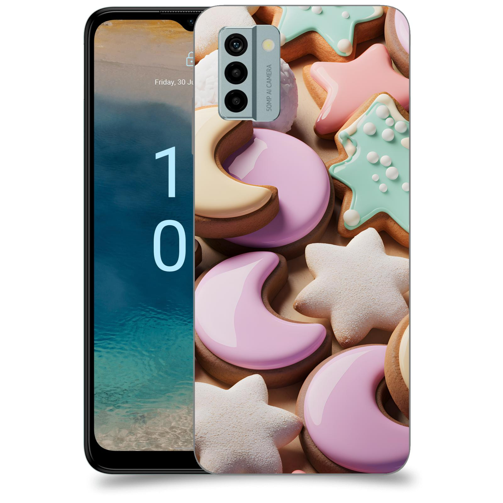 ACOVER Kryt na mobil Nokia G22 - Vánoční cukroví