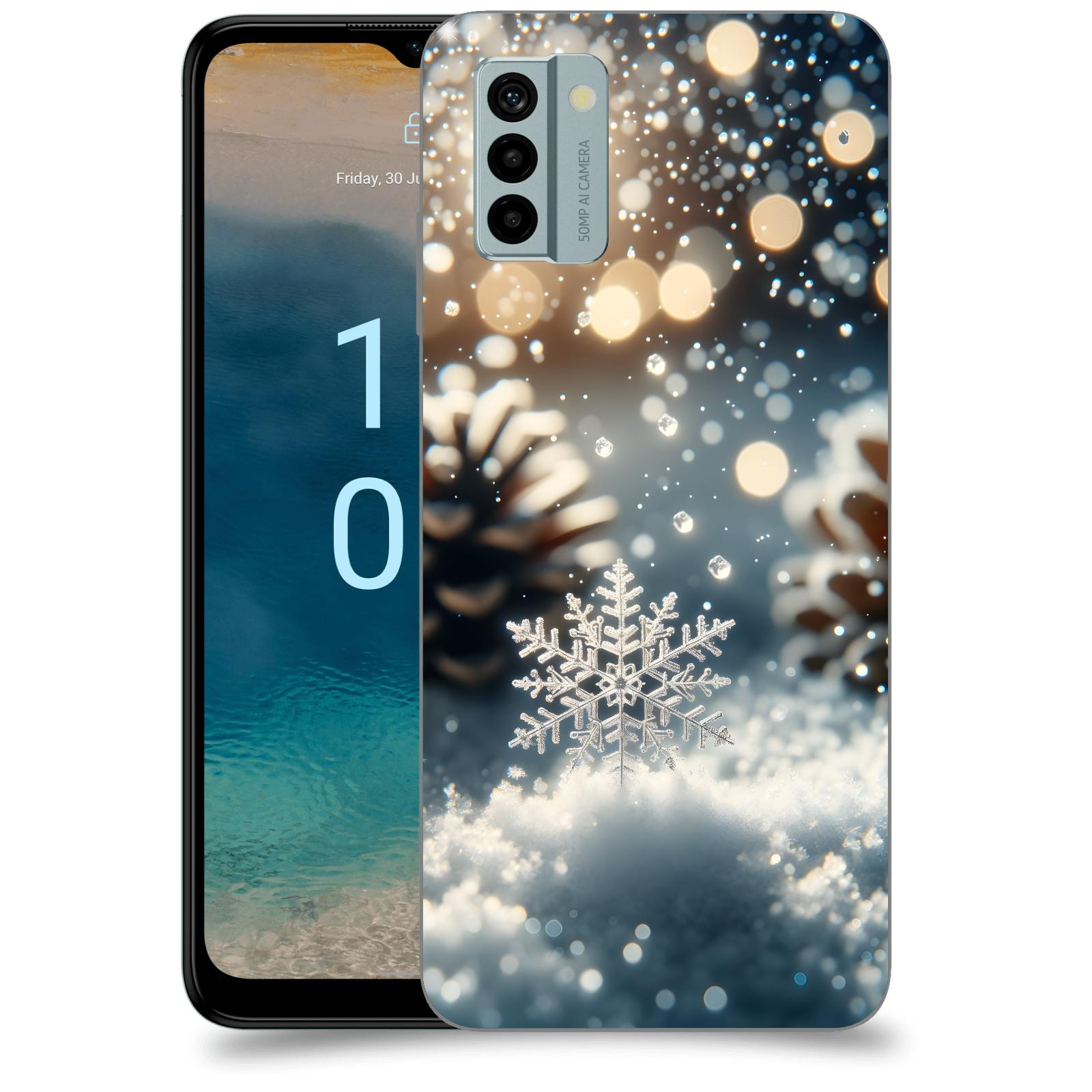 ACOVER Kryt na mobil Nokia G22 - Vločka