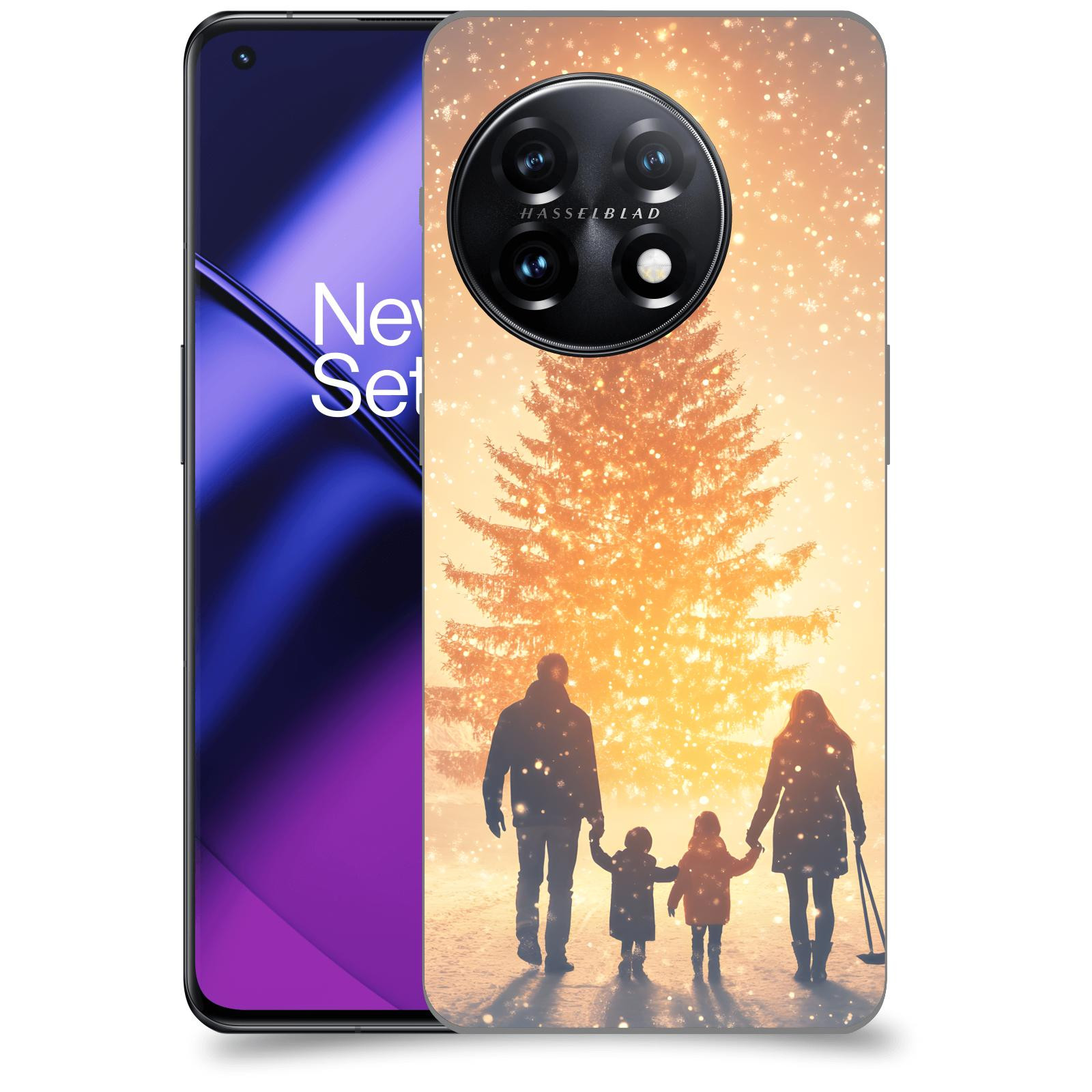 ACOVER Kryt na mobil OnePlus 11 5G - Family at the Christmas tree