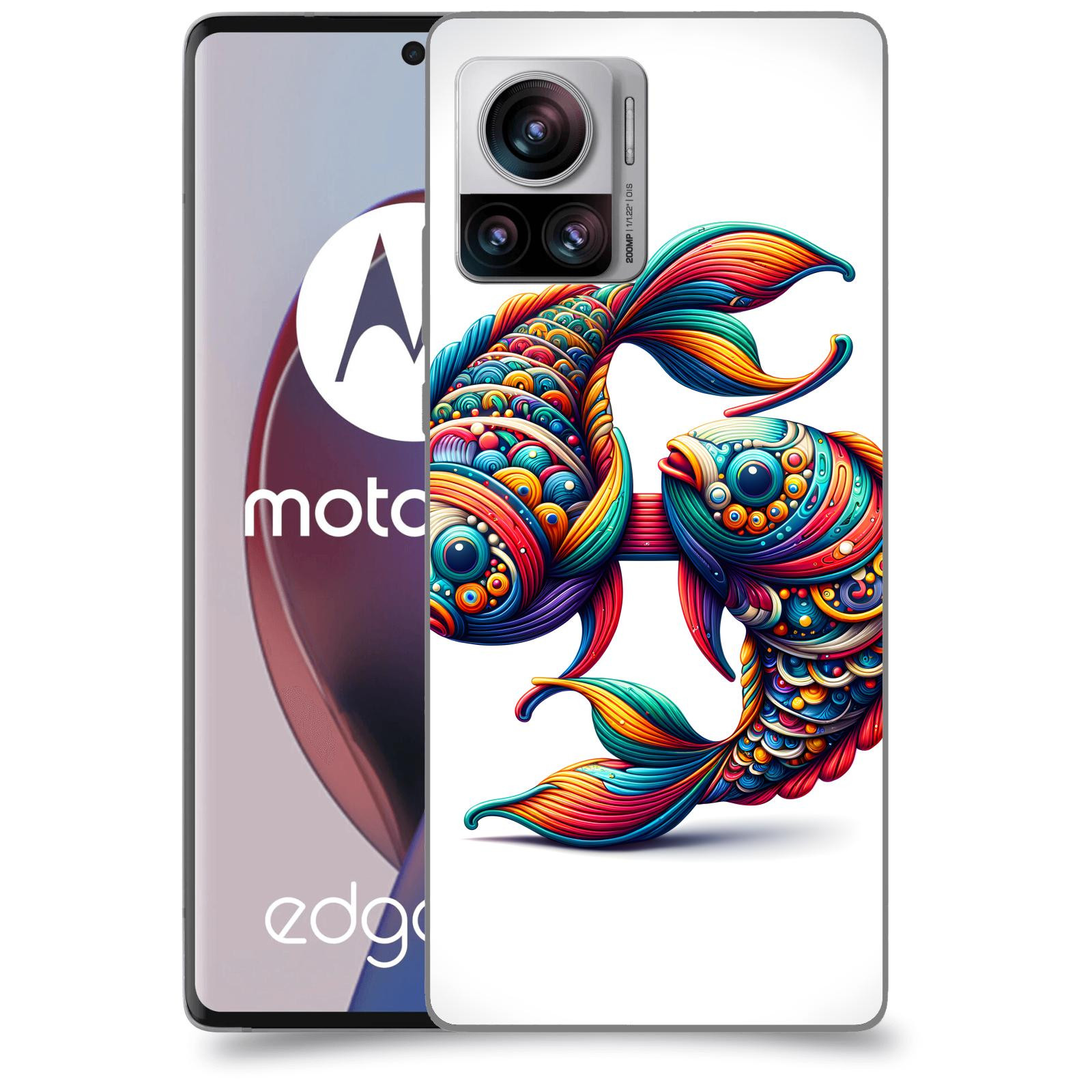 ACOVER Kryt na mobil Motorola Edge 30 Ultra - Ryby 2