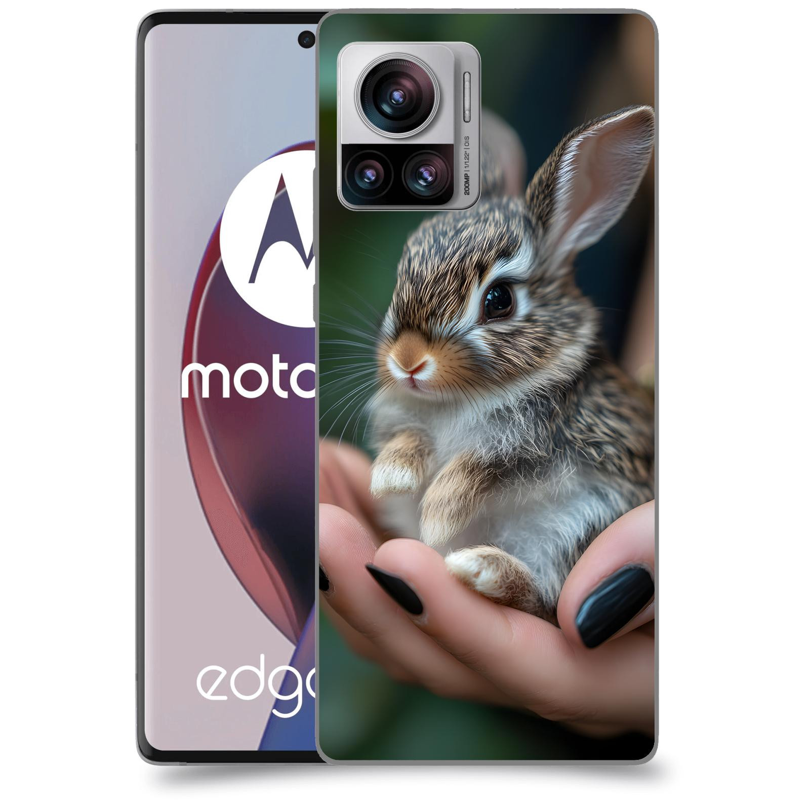 ACOVER Kryt na mobil Motorola Edge 30 Ultra - Králíček