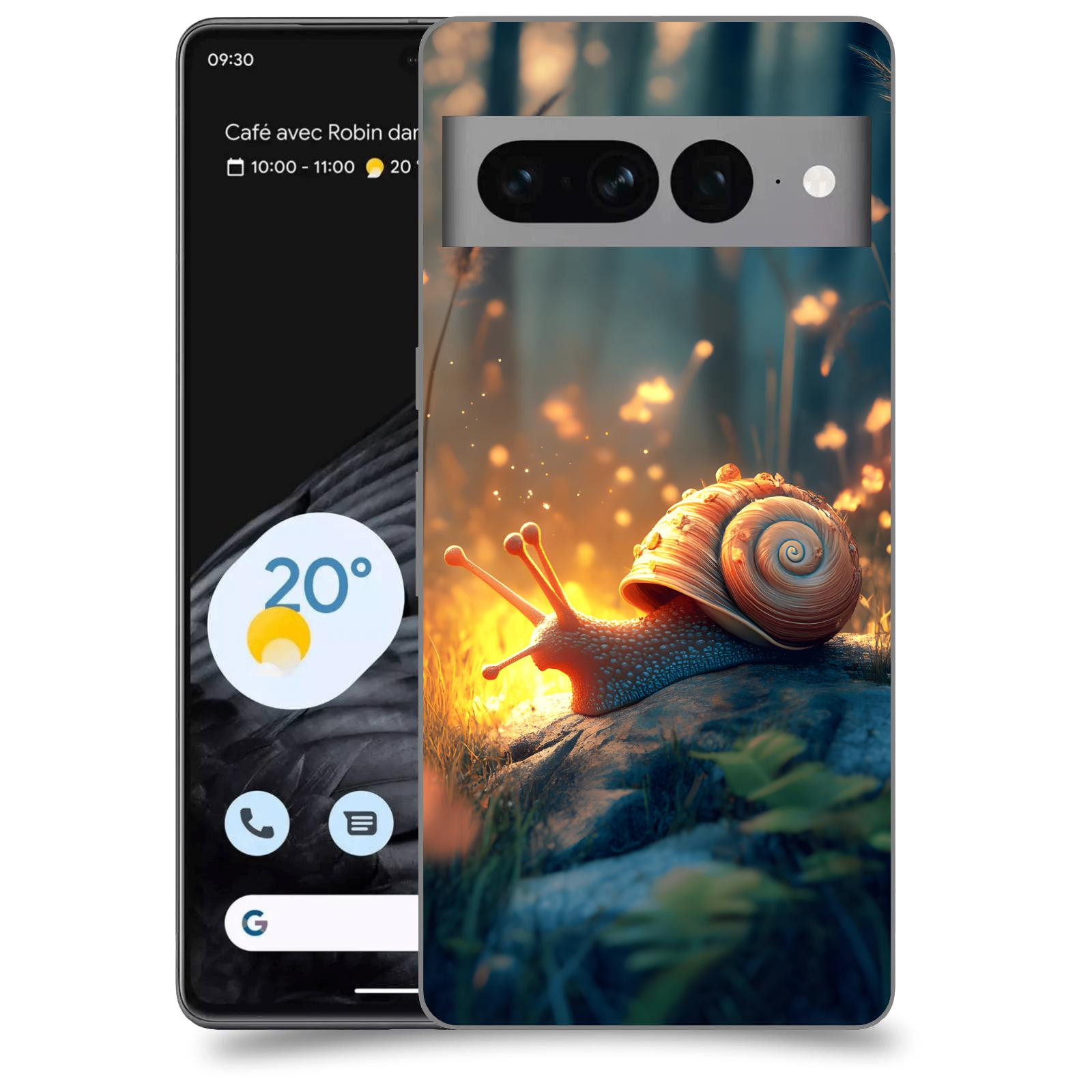 ACOVER Kryt na mobil Google pixel 7 pro - Šnek