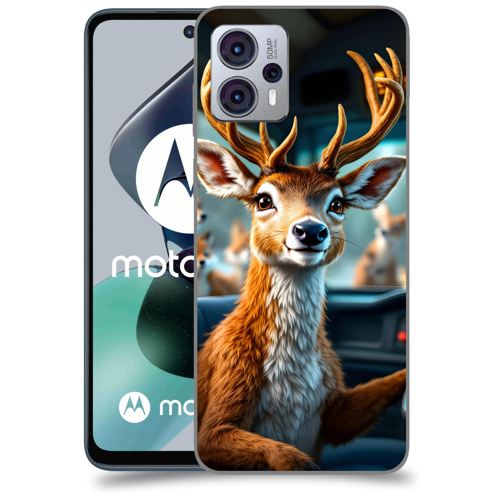 ACOVER Kryt na mobil Motorola Moto G23 - Jelen