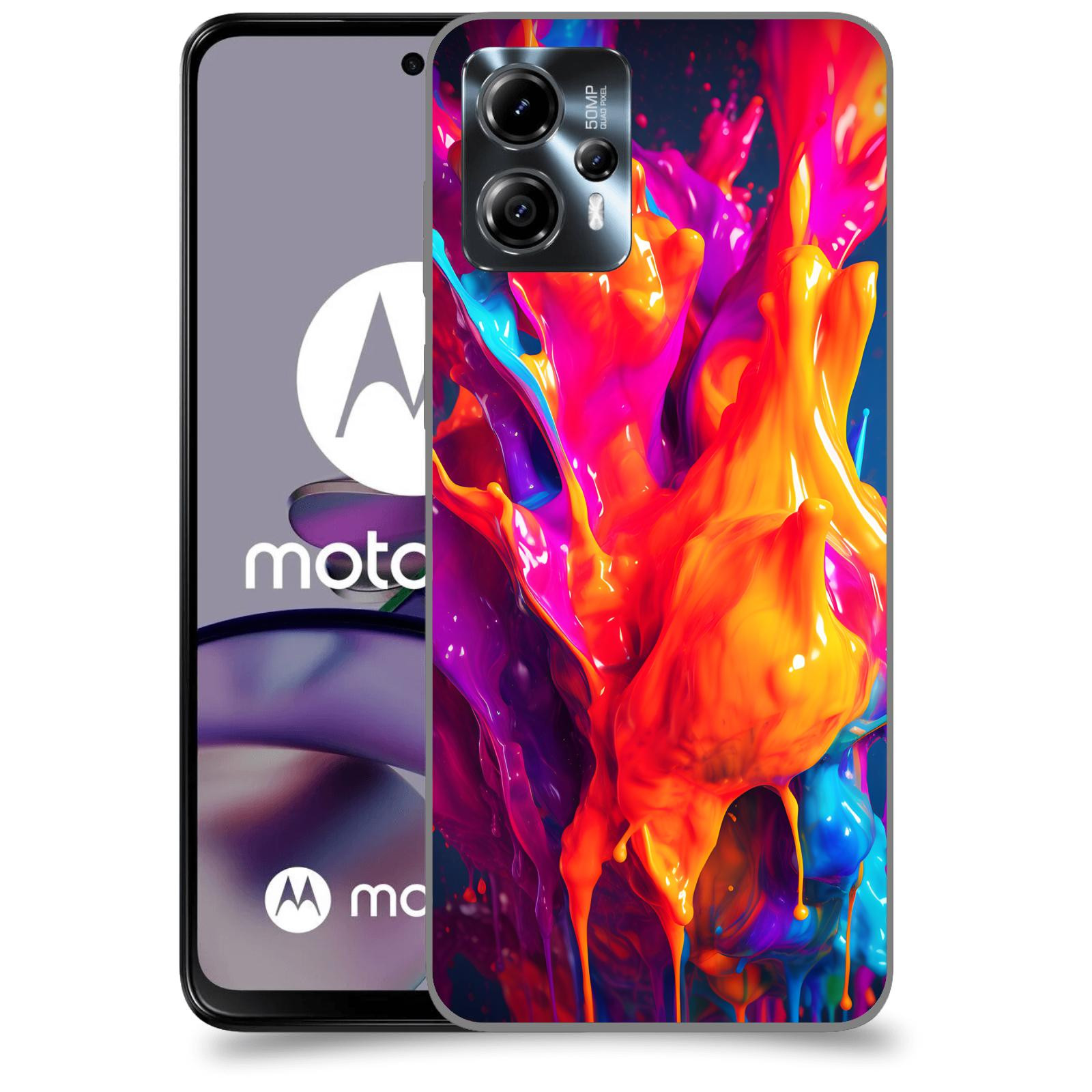 ACOVER Kryt na mobil Motorola Moto G13 - Beautiful Liquid I