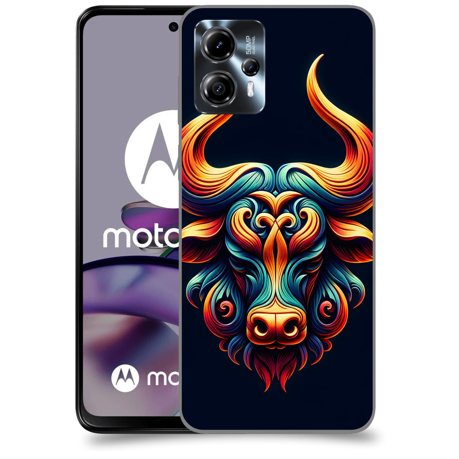 ACOVER Kryt na mobil Motorola Moto G13 - Býk