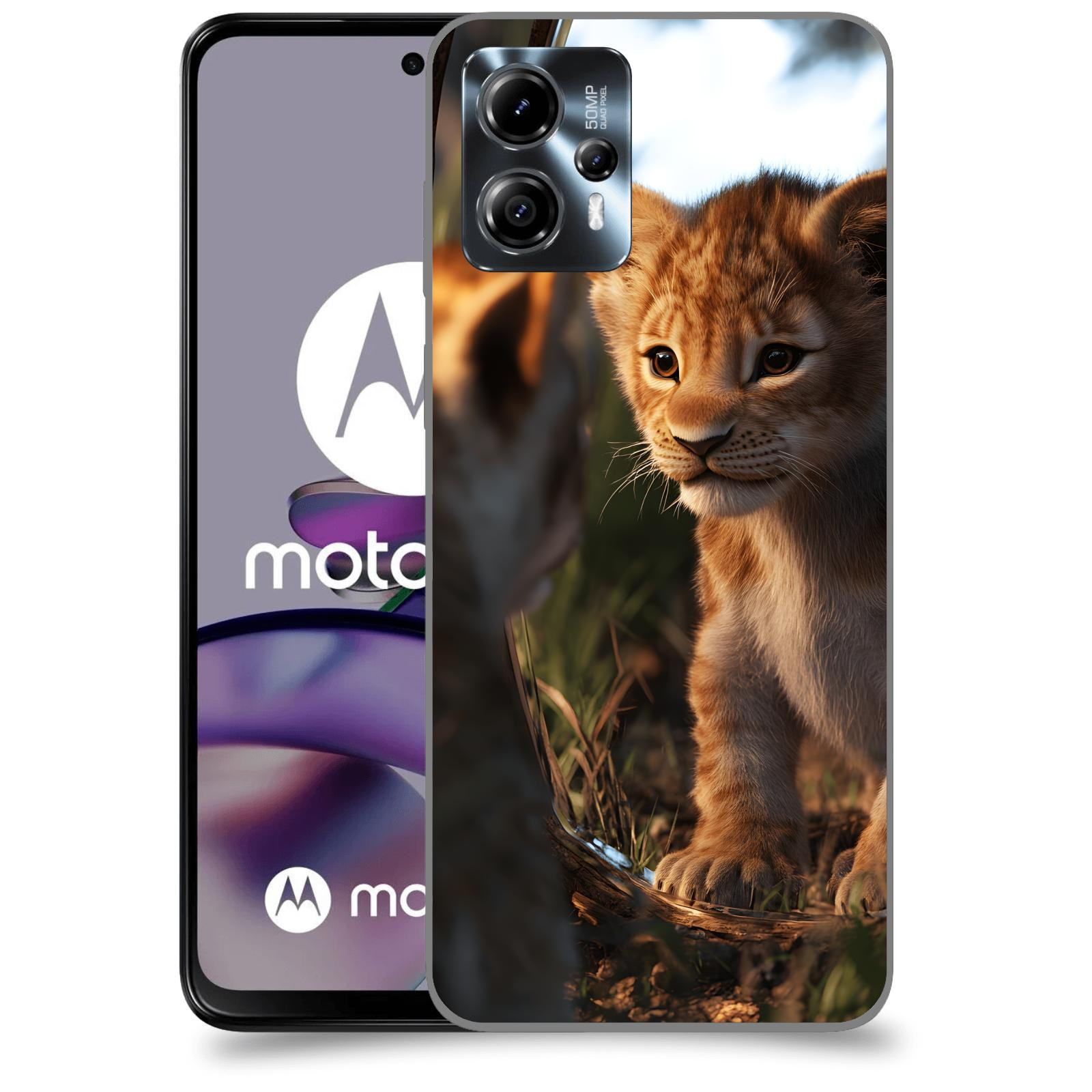 ACOVER Kryt na mobil Motorola Moto G13 - Lvíče