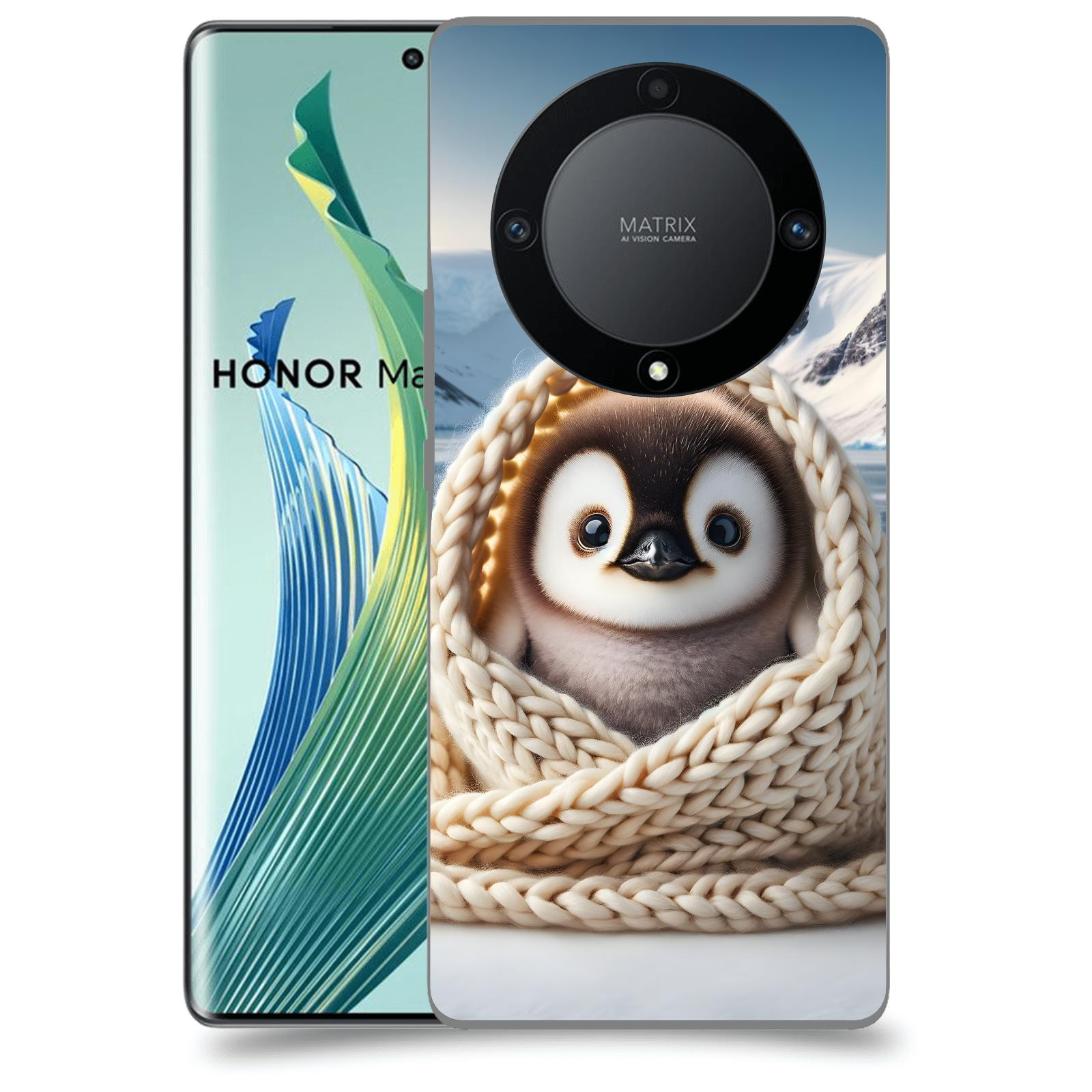 ACOVER Kryt na mobil Honor 90 Lite - Tučňák