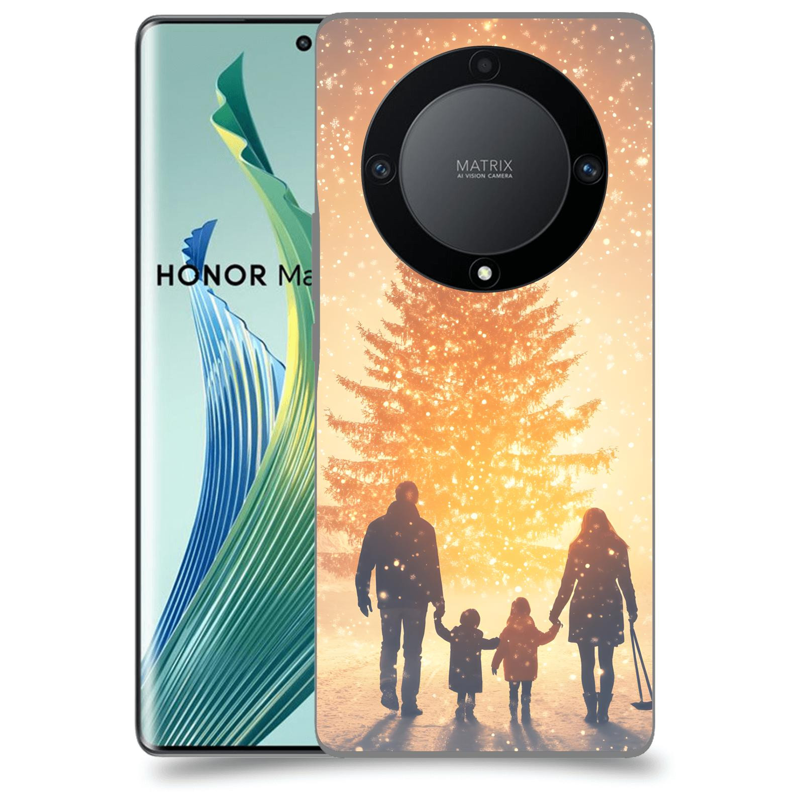 ACOVER Kryt na mobil Honor 90 Lite - Family at the Christmas tree