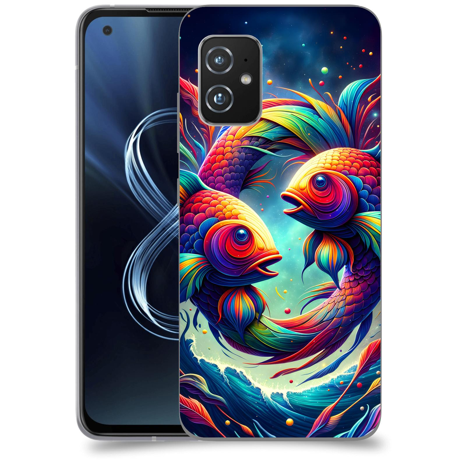 ACOVER Kryt na mobil Honor Magic5 Lite 5G - Ryby