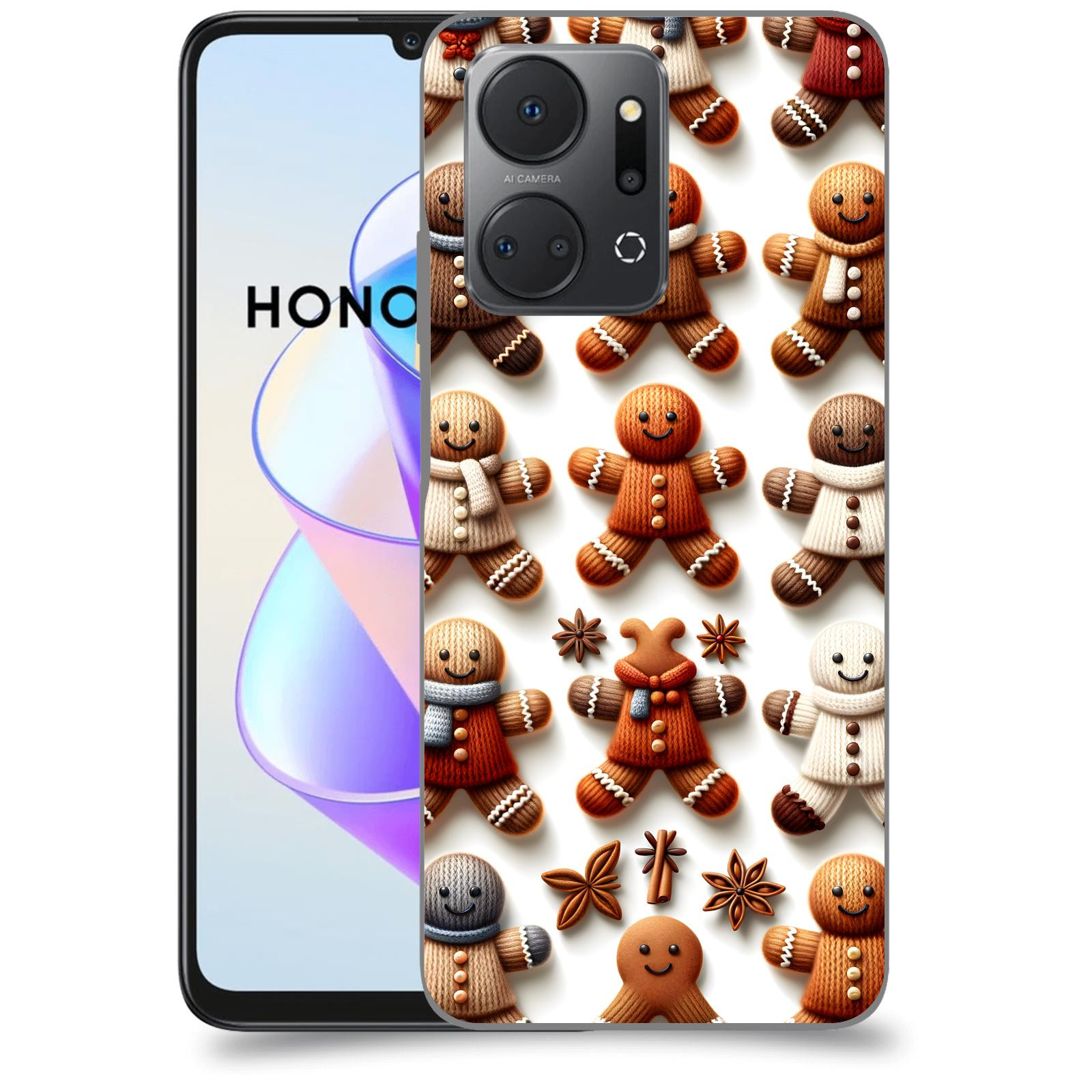 ACOVER Kryt na mobil HONOR X7a - Perníčky 2