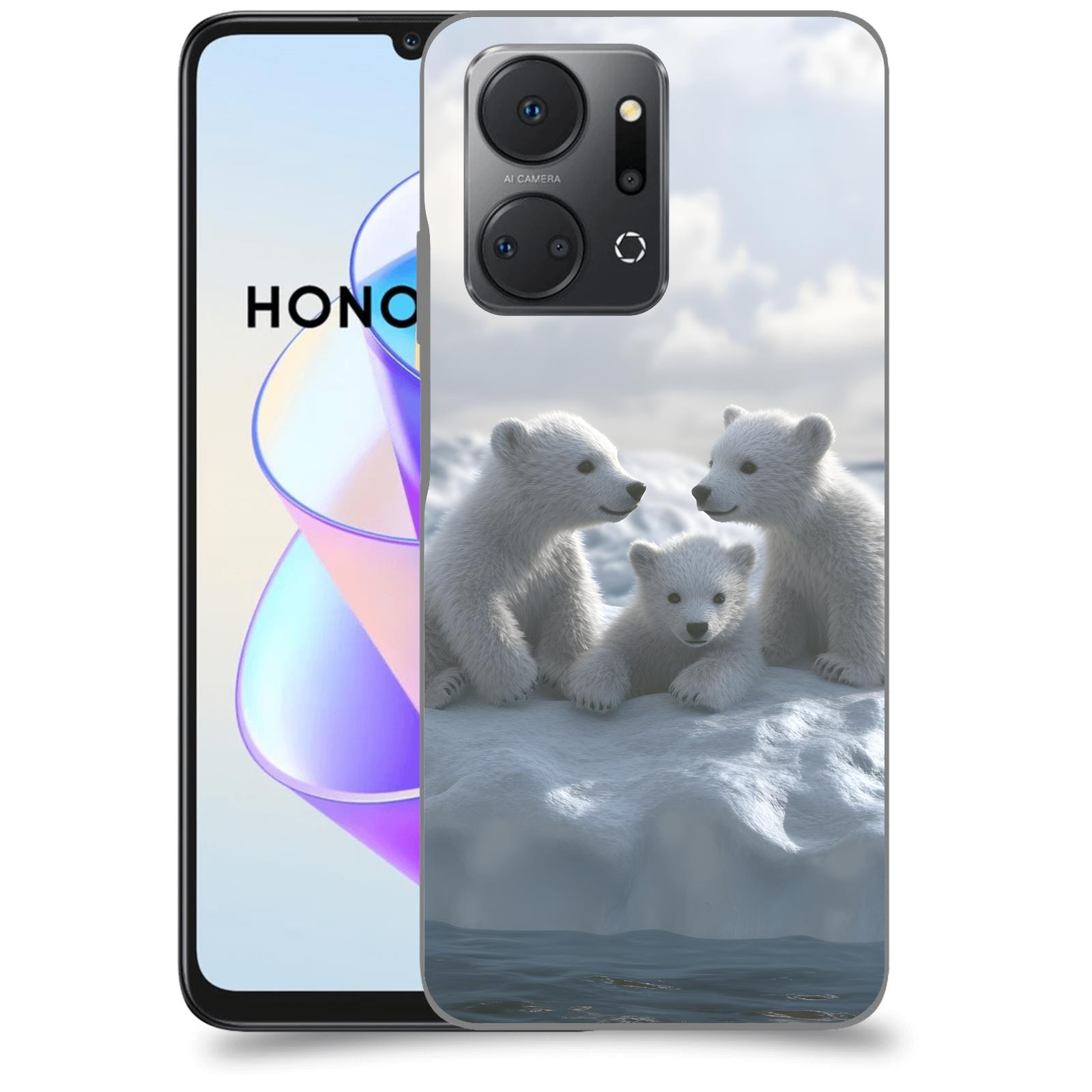 ACOVER Kryt na mobil HONOR X7a - Medvíďata